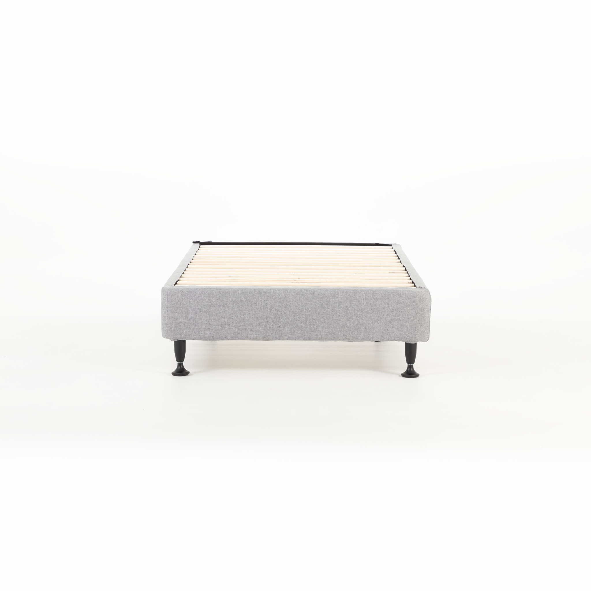 Alfa King Single Bed Base, Light Grey