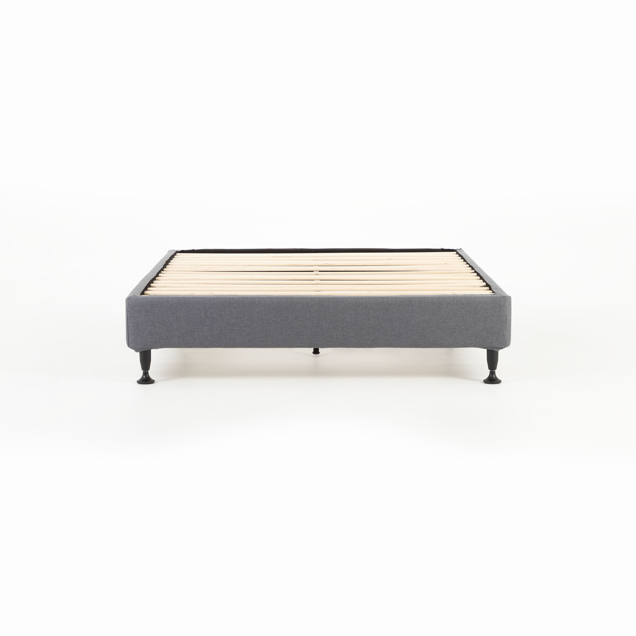 Alfa Queen Bed Base, Charcoal