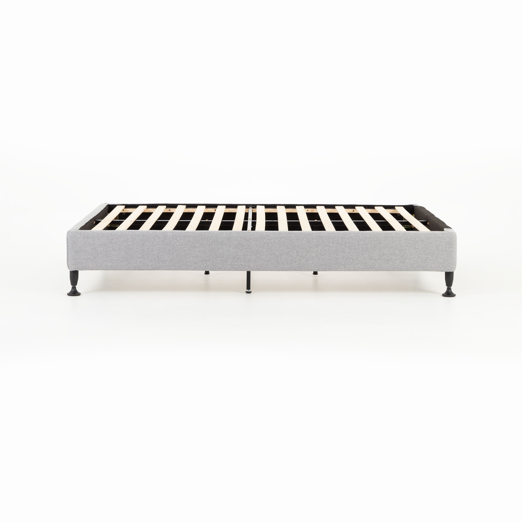 Alfa Queen Bed Base, Light Grey