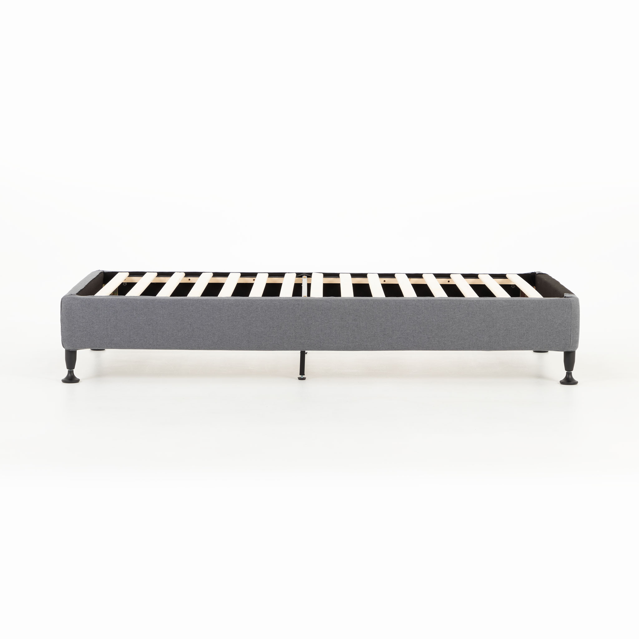 Alfa Single Bed Base, Charcoal