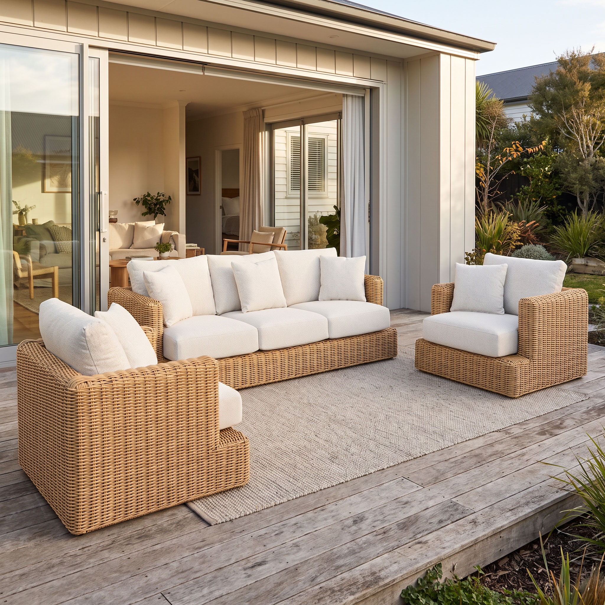 Anders 3 Piece Indoor/Outdoor Lounge Set