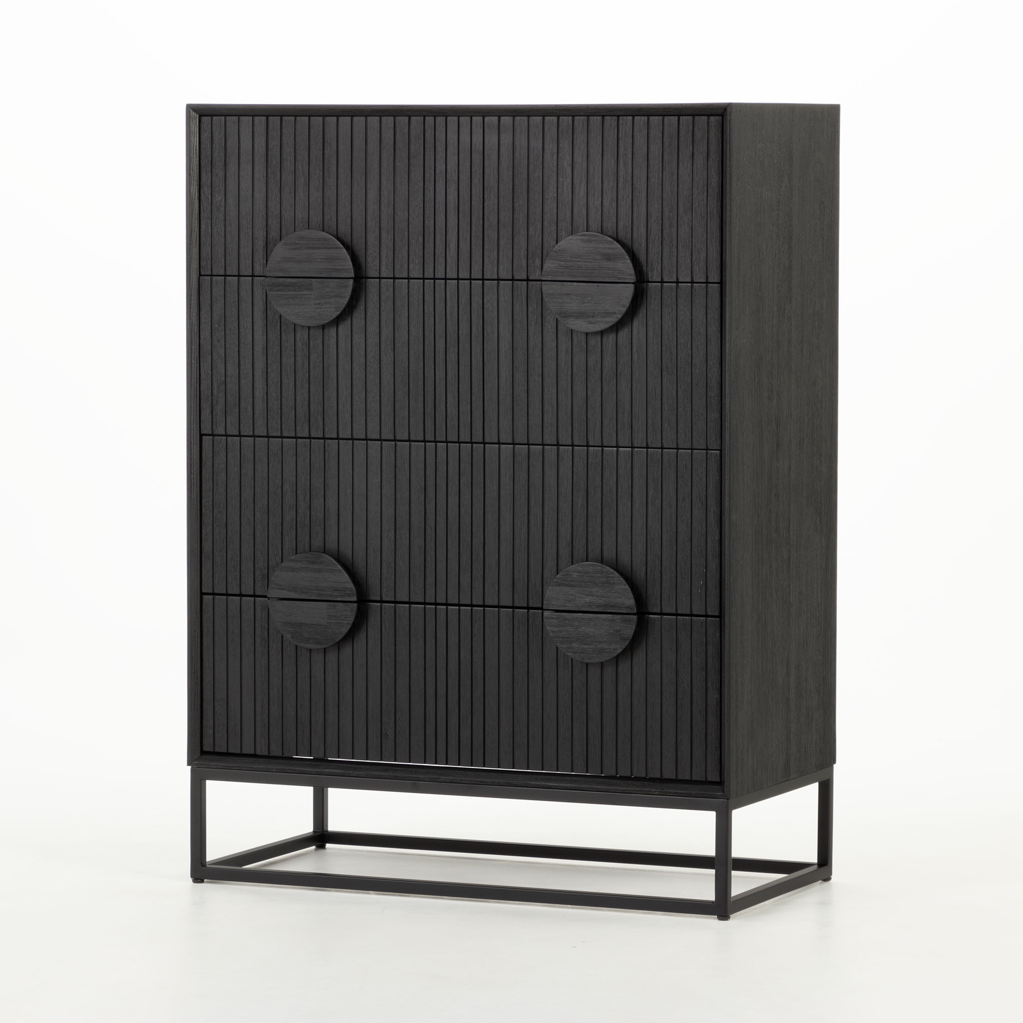 Anya 4 Piece Bedroom Set with Queen Bed Frame