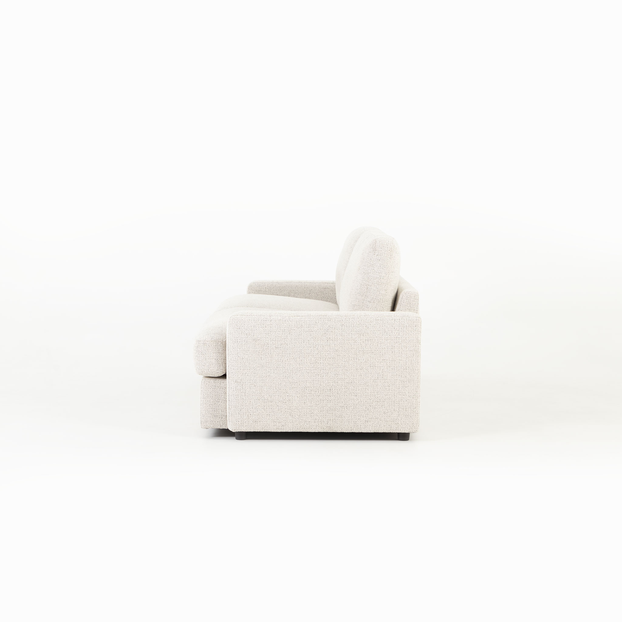 Aria 3 Seater + Ottoman, Ash