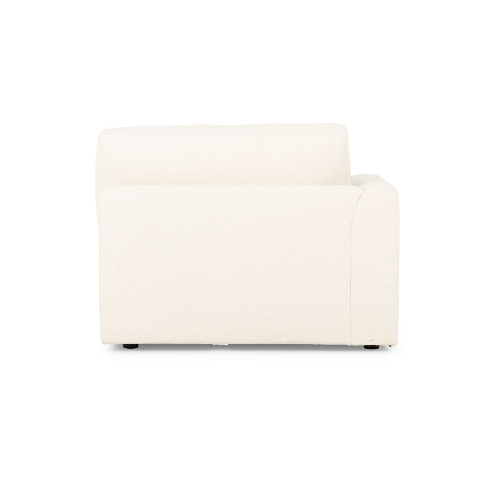Ashleigh 3 Seater Modular Chaise Sofa, Cream