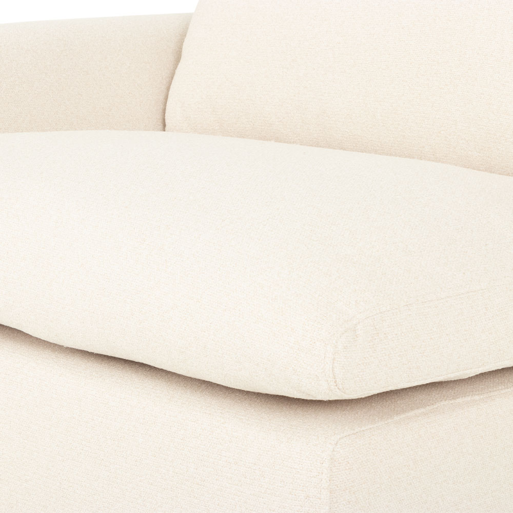 Ashleigh 3 Seater Modular Chaise Sofa, Cream