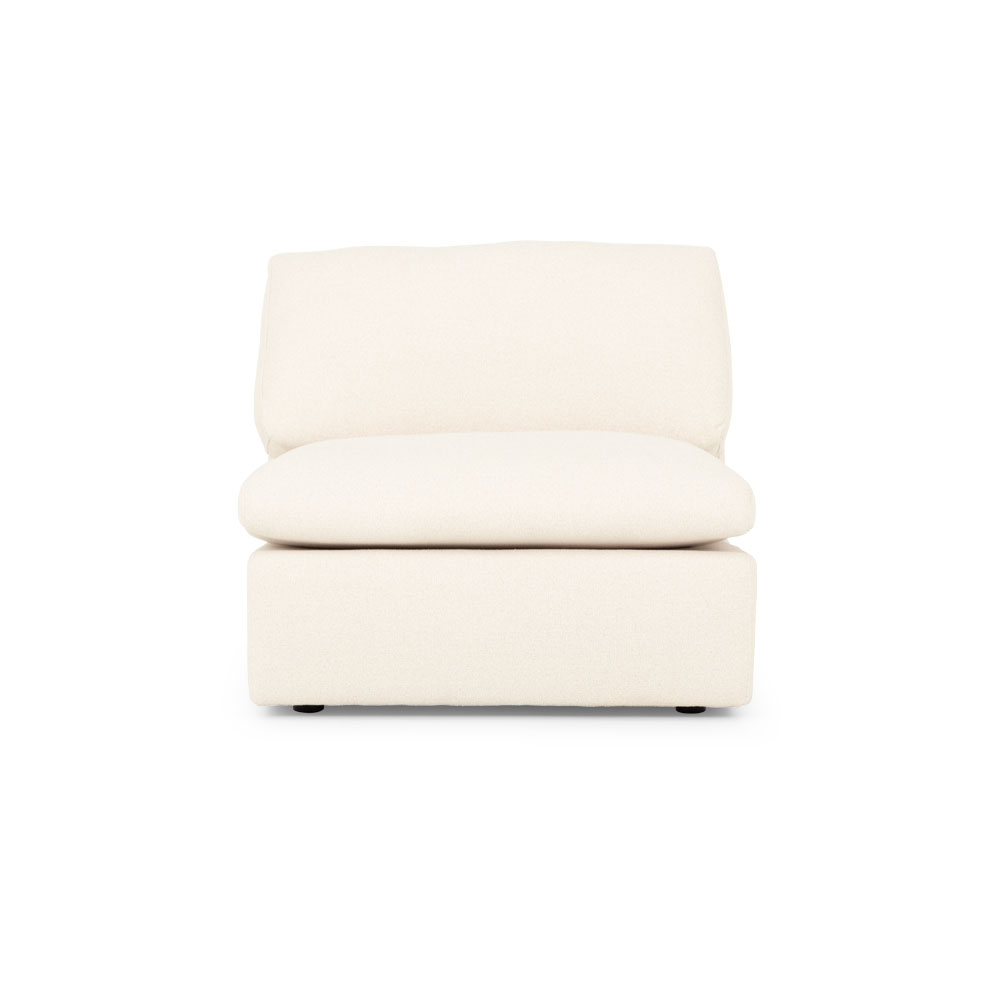 Ashleigh 3 Seater Modular Chaise Sofa, Cream