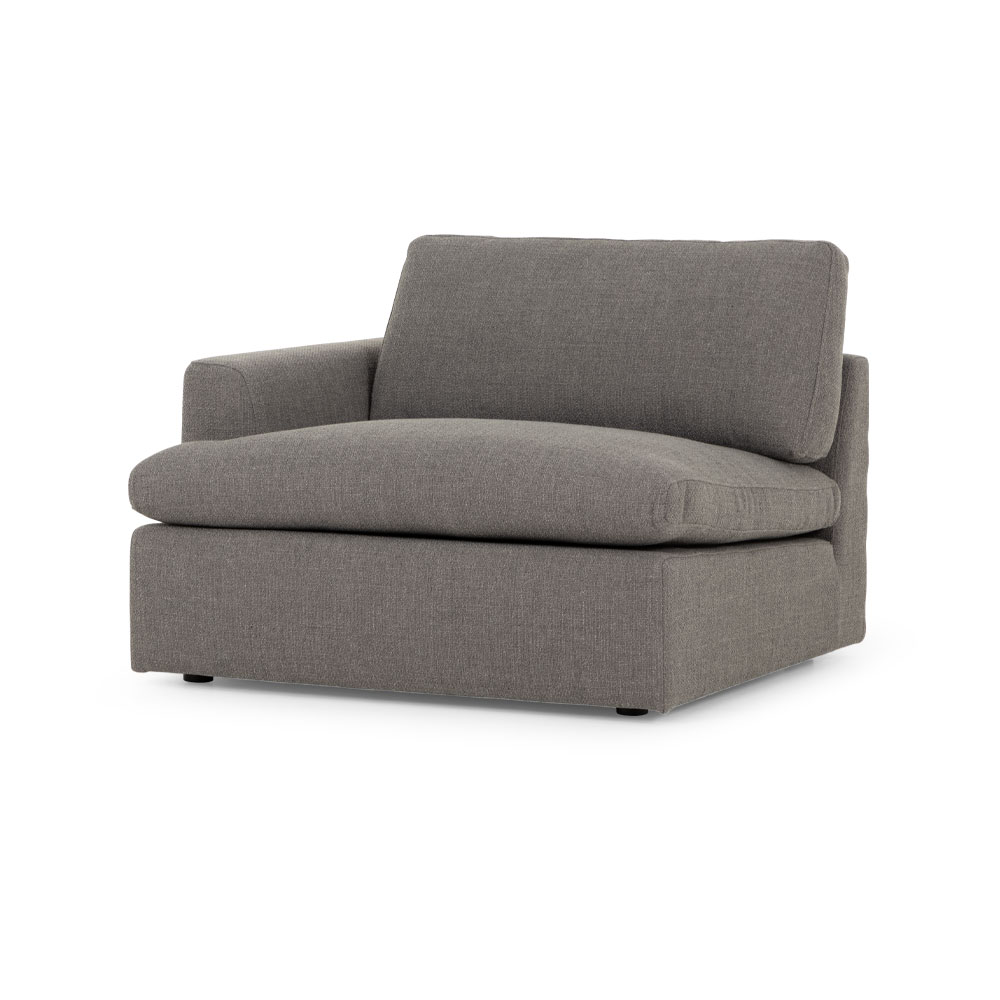 Ashleigh 3 Seater Modular Chaise Sofa, Grey