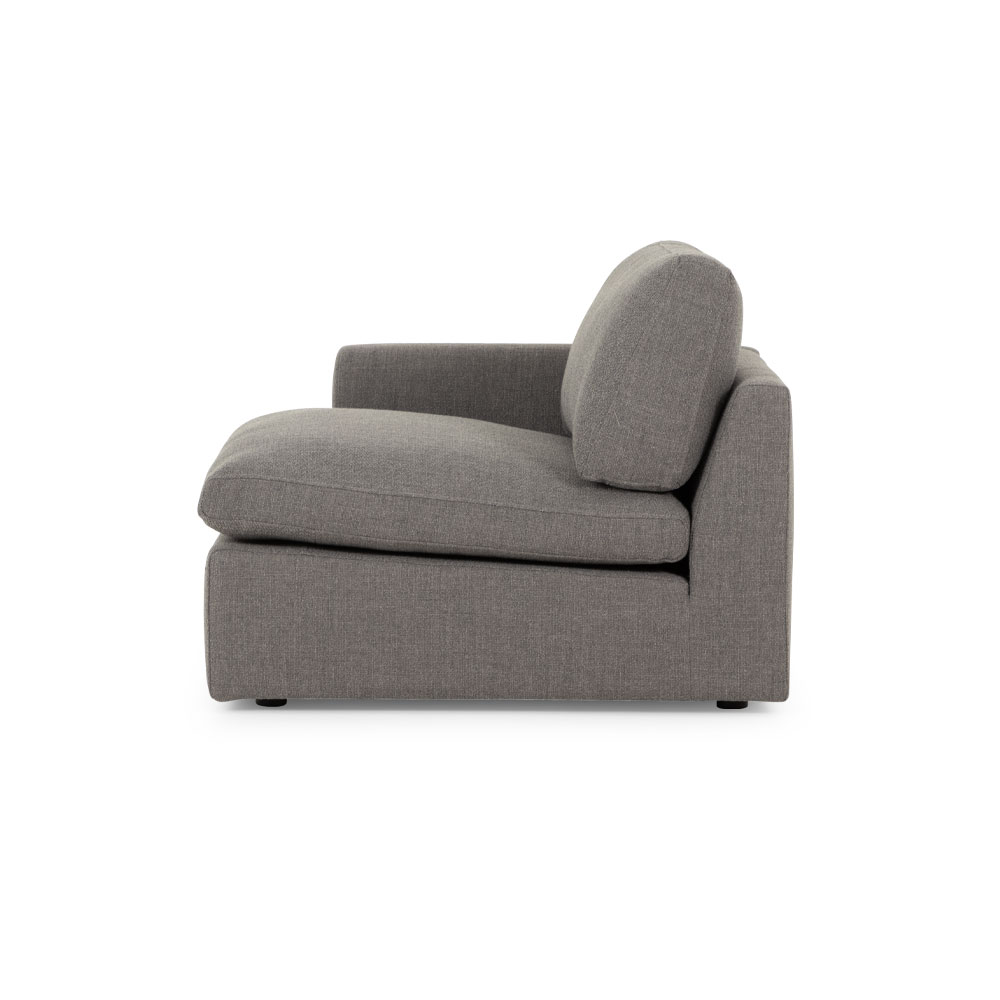 Ashleigh 3 Seater Modular Chaise Sofa, Grey