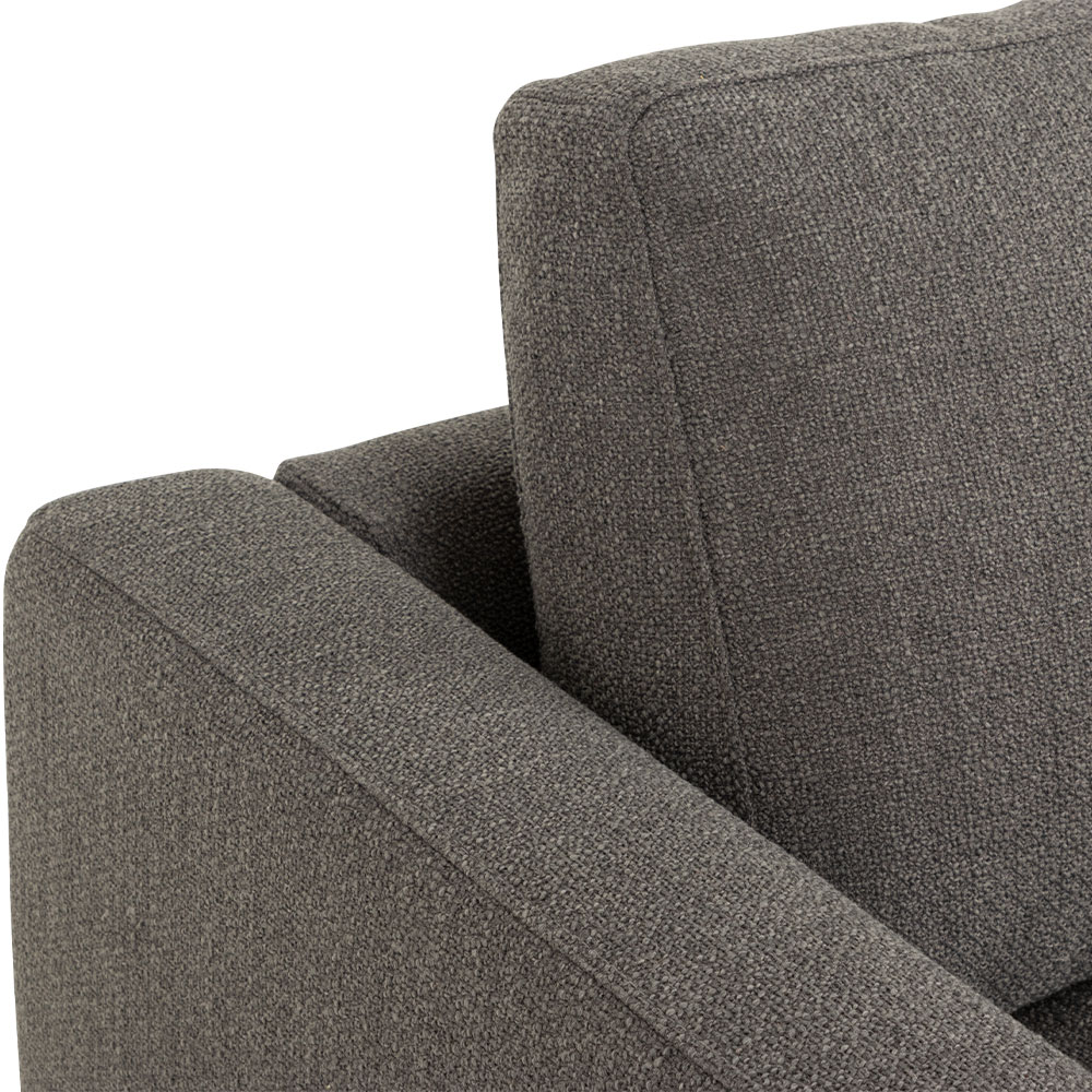 Ashleigh 3 Seater Modular Chaise Sofa, Grey