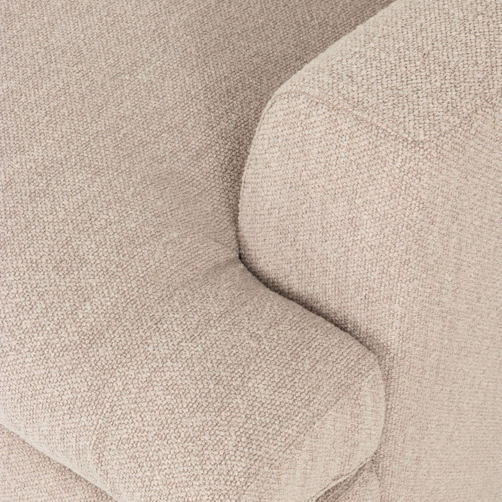 Ashleigh 3 Seater Modular Chaise Sofa, Taupe