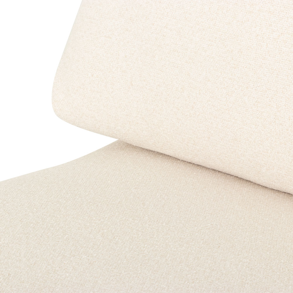 Ashleigh 4 Seater Corner Modular Chaise Sofa Right Hand Facing, Cream