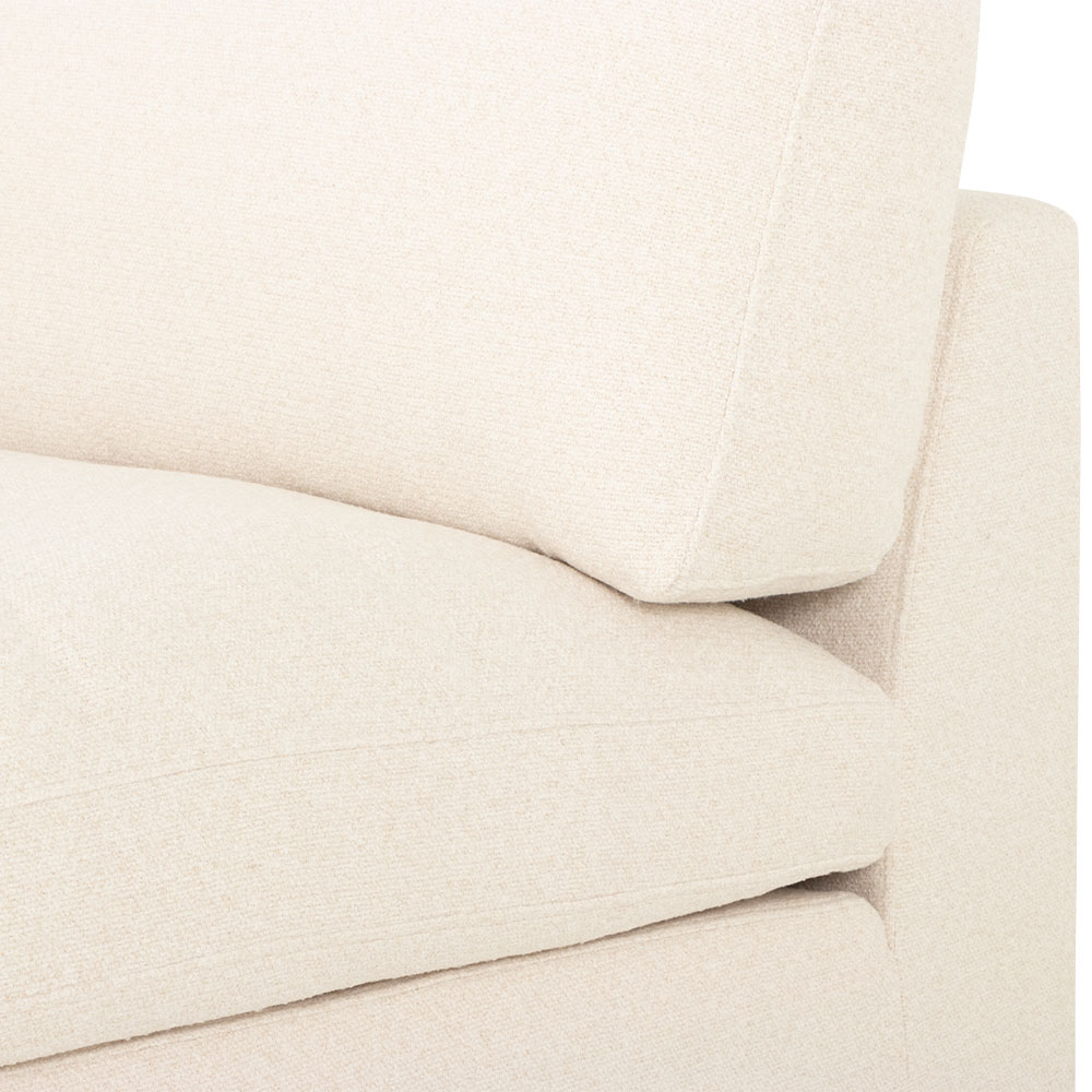 Ashleigh 4 Seater Corner Modular Chaise Sofa Left Hand Facing, Cream