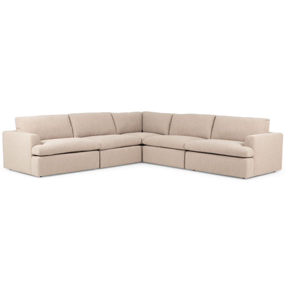 Ashleigh 5 Seater Corner Modular Sofa, Taupe