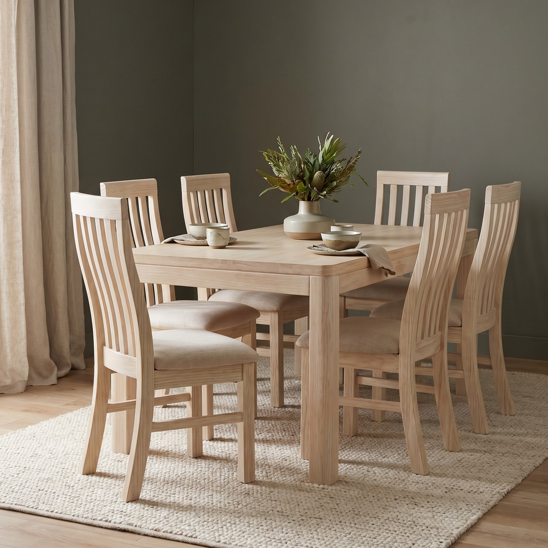 Aspen 7 Piece Dining Set - W180