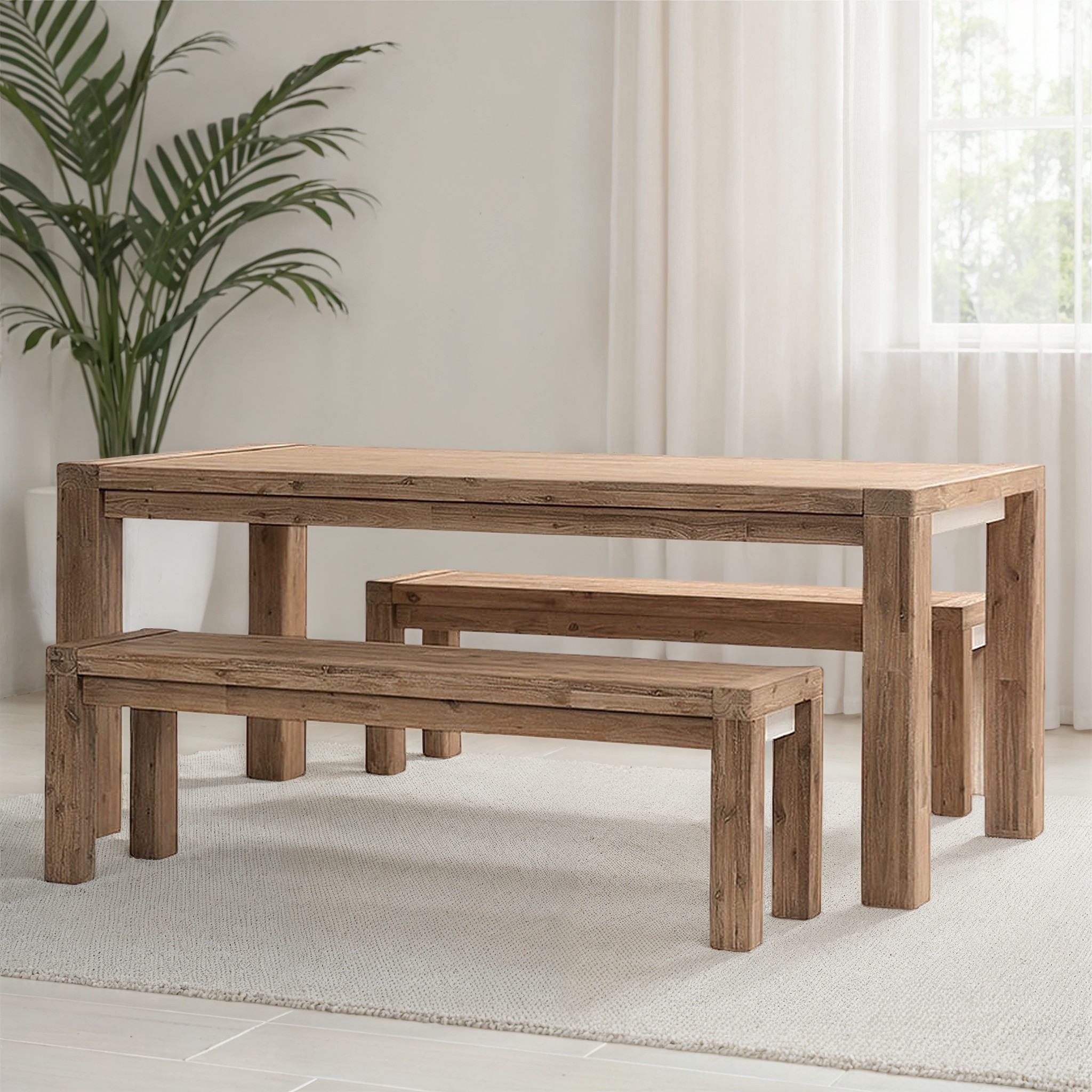 Atlantic 3 Piece Dining Set - W180