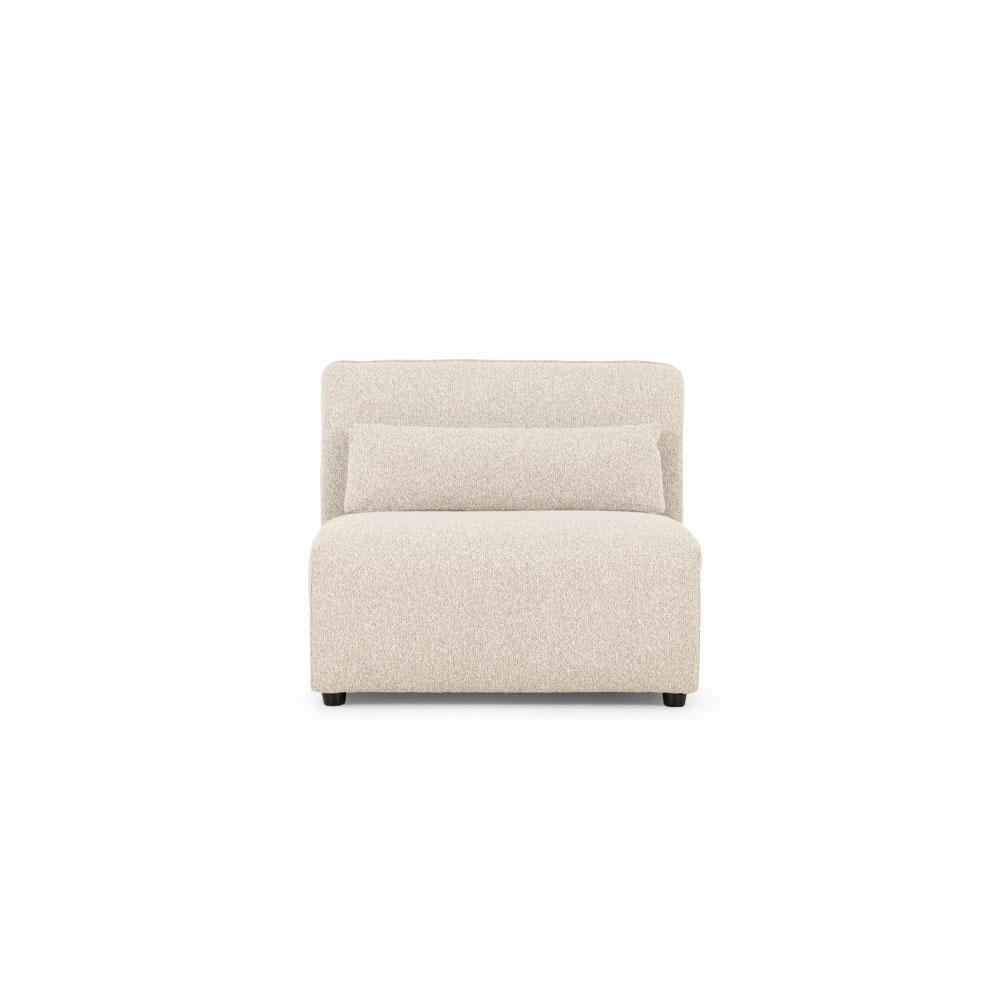 Avana 3 Seater + Armless 1.5 Seater, Light Grey