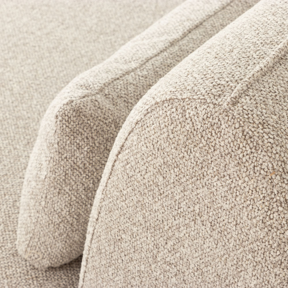 Avana 3 Seater + Armless 1.5 Seater, Light Grey