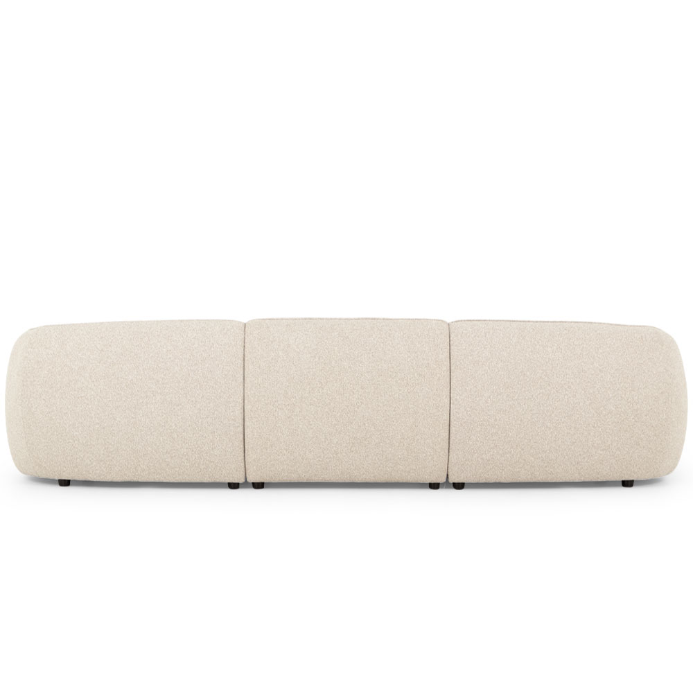 Avana 3 Seater + Armless 1.5 Seater, Light Grey