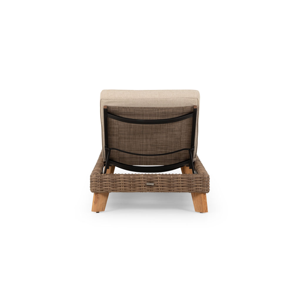 Bahamas Outdoor Sunlounger With Side Table