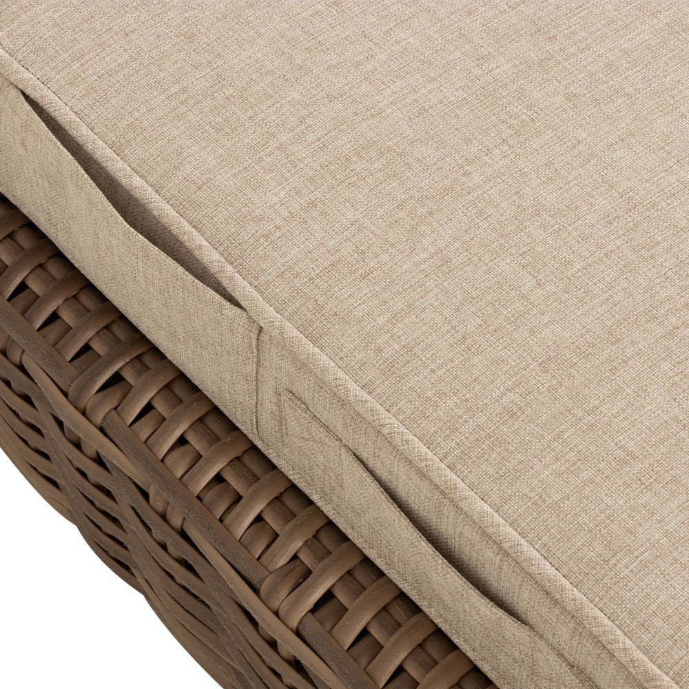 Bahamas Outdoor Sunlounger With Side Table