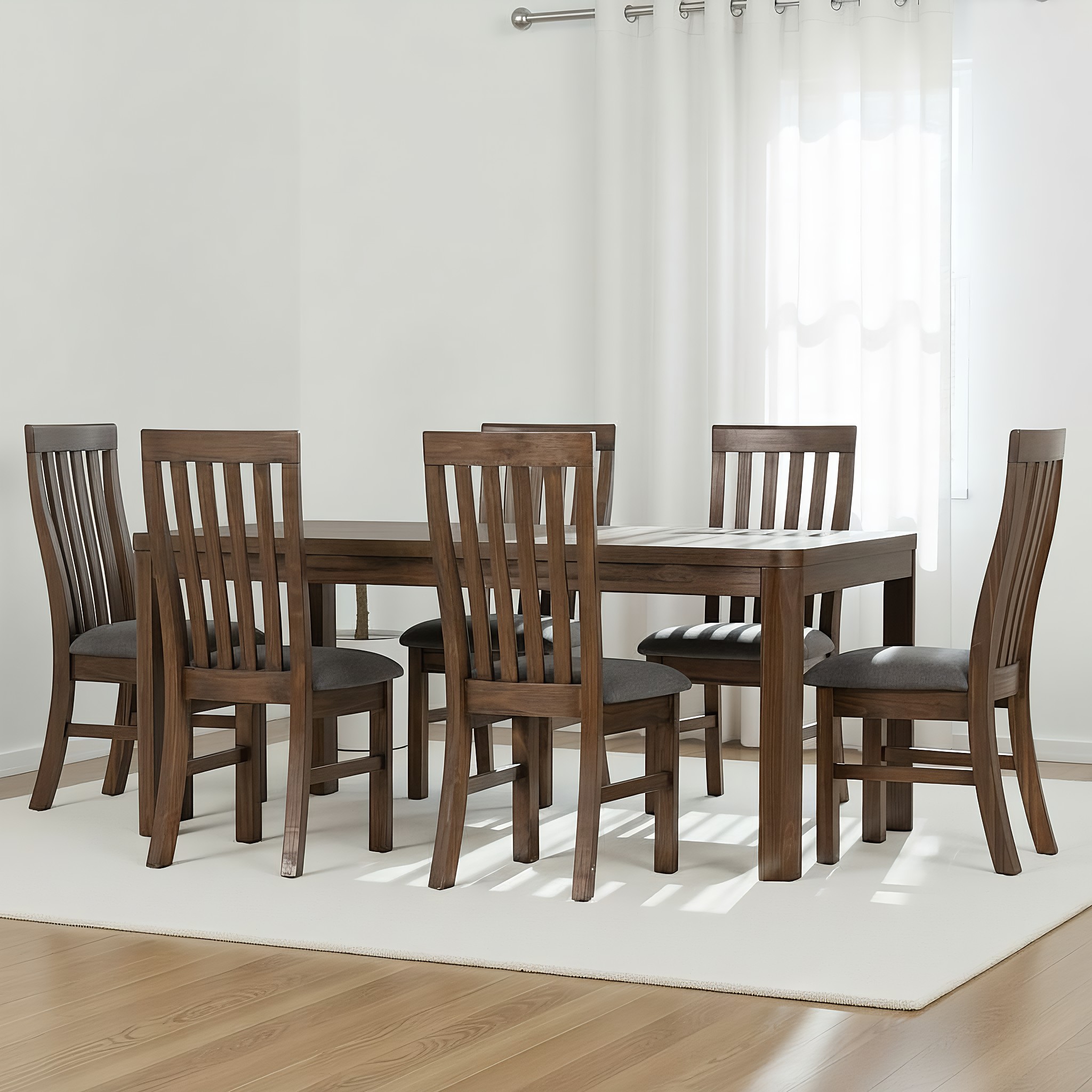 Bromley 7 Piece Dining Set - W180, Dark