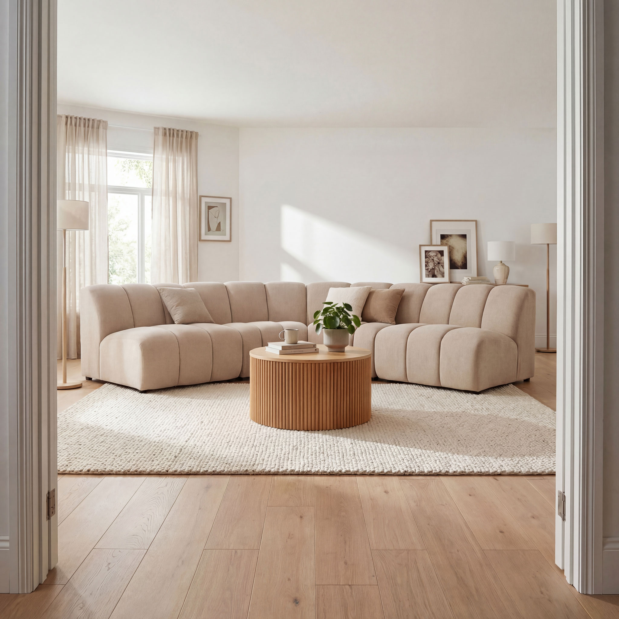 Bryden Modular Corner Suite, Beige