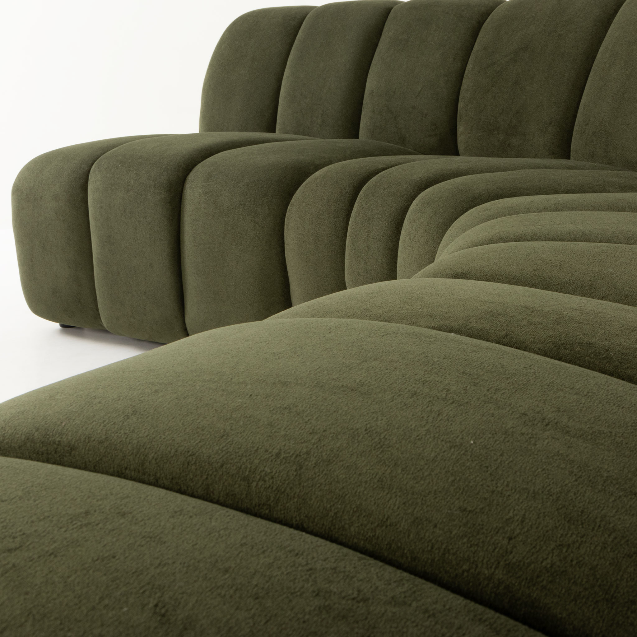 Bryden Modular Corner Suite, Green