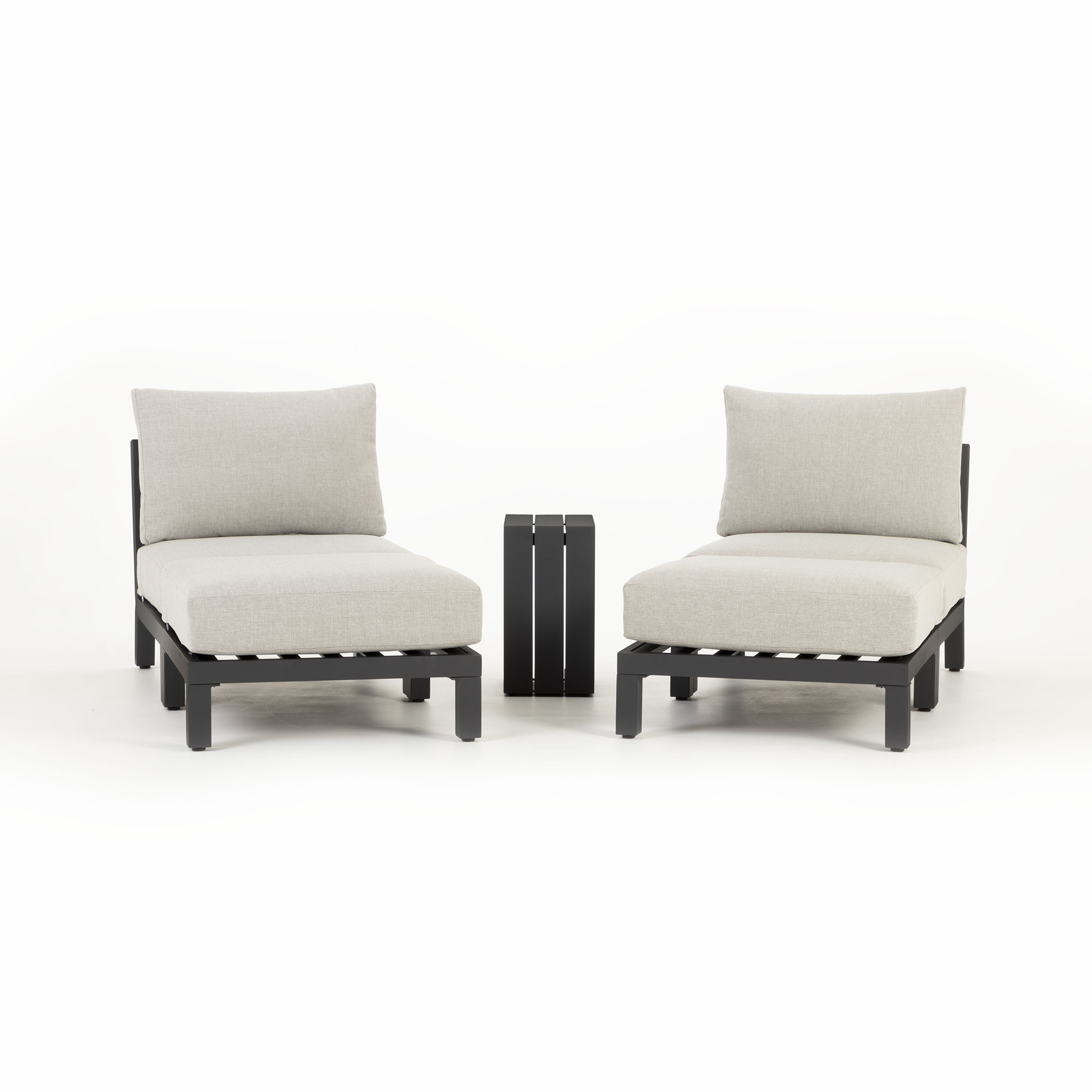 Catalina 5 Piece Outdoor Balcony Set, Gunmetal