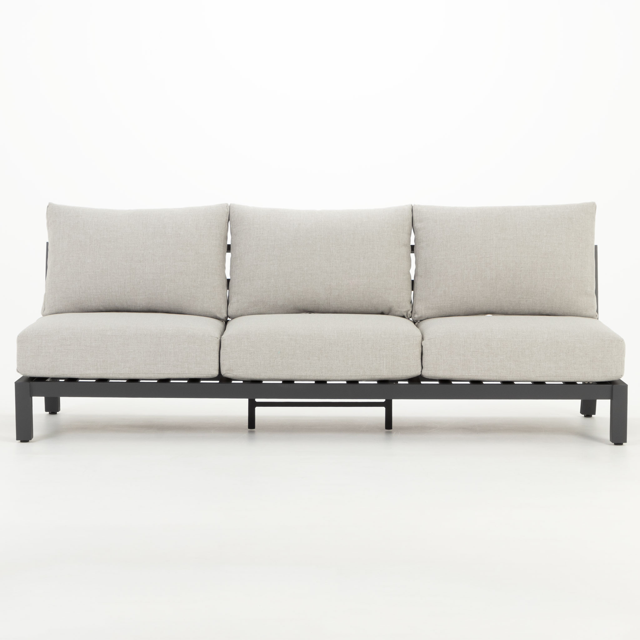 Catalina 5 Piece Outdoor Corner Lounge Set With Coffee Table - W126, Gunmetal