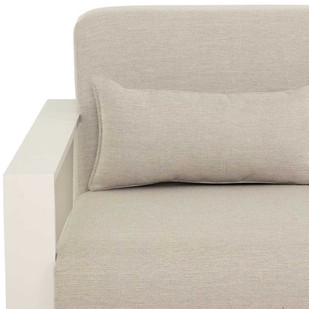 Cyprus 4 Piece Outdoor Lounge Set with Coffee Table, White