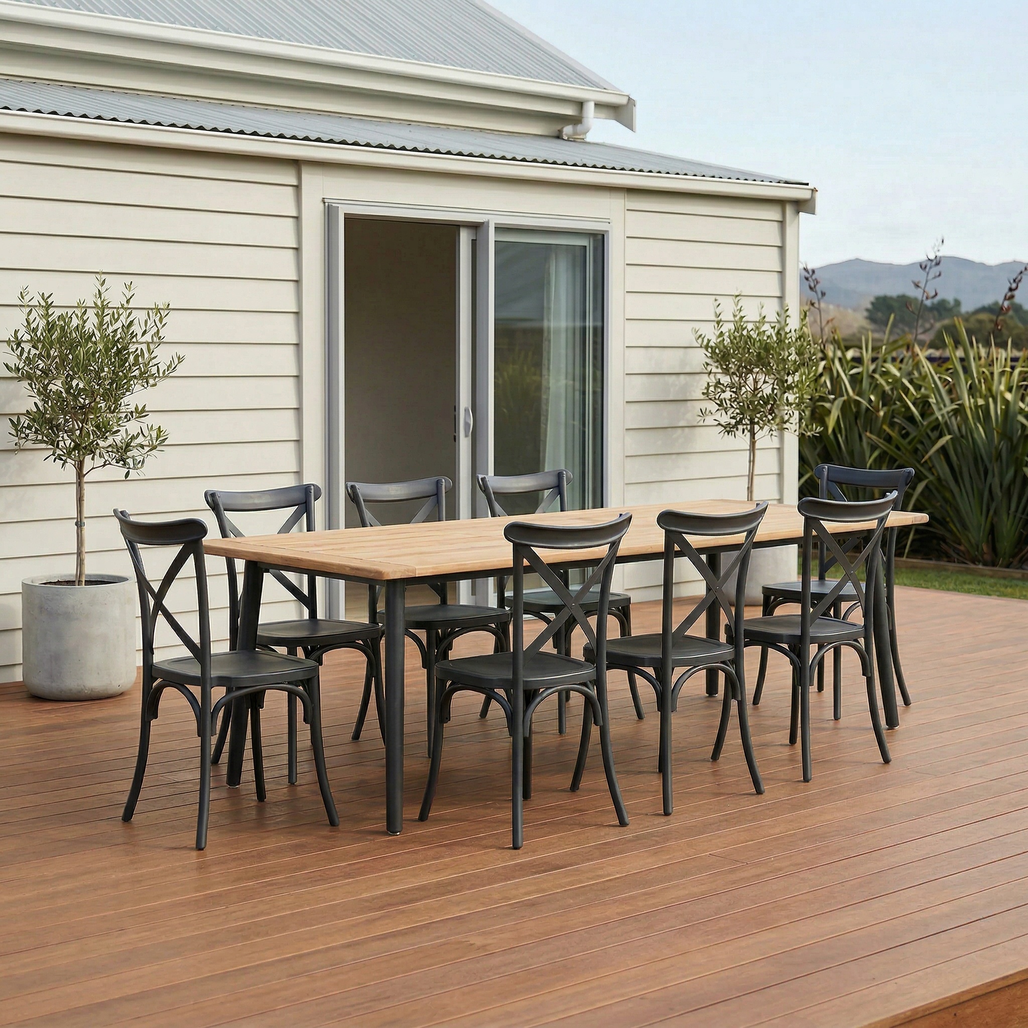 Dario 9 Piece Outdoor Dining Set - W230