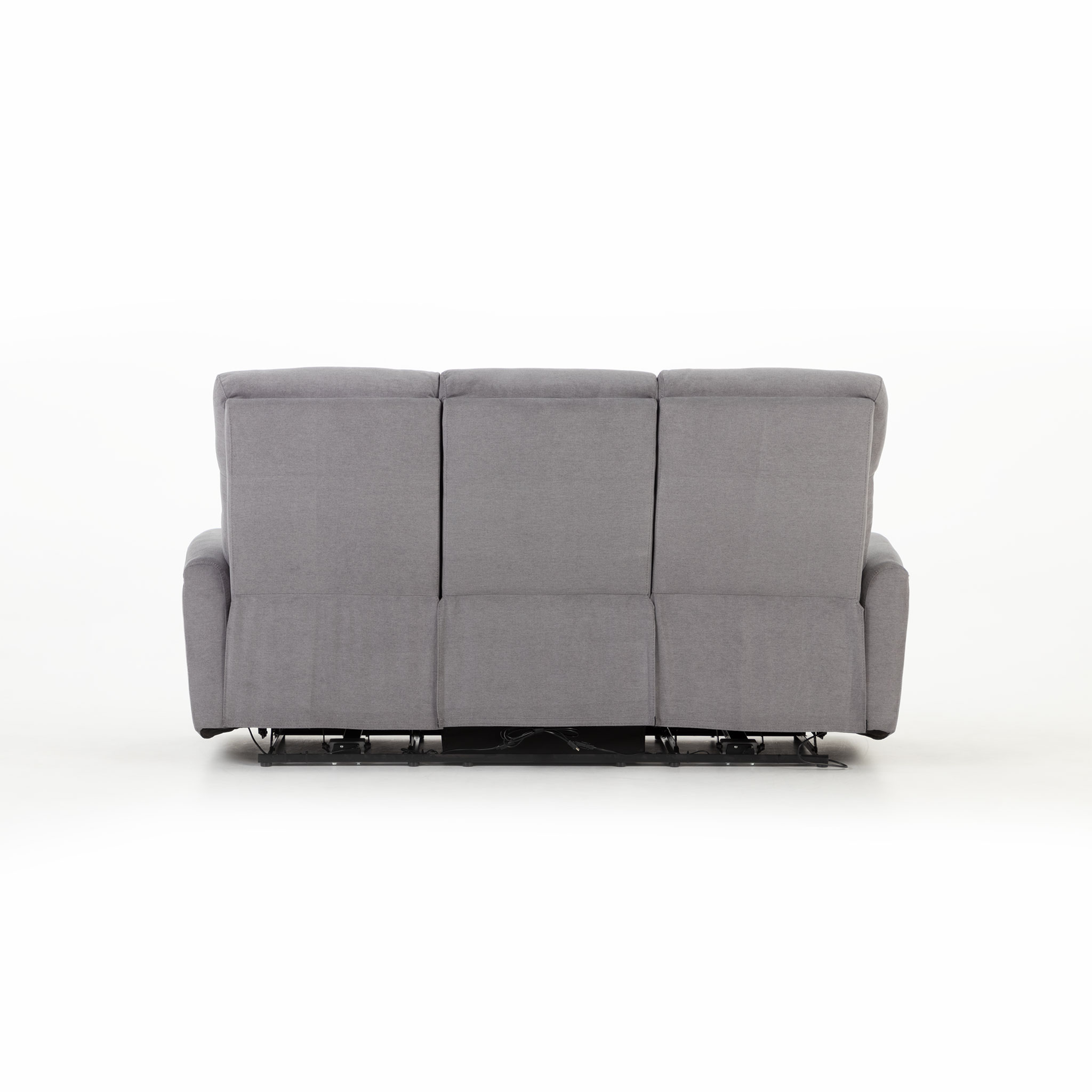 Dion 3 Seater Electric Recliner + 2 Seater Electric Recliner, Ash