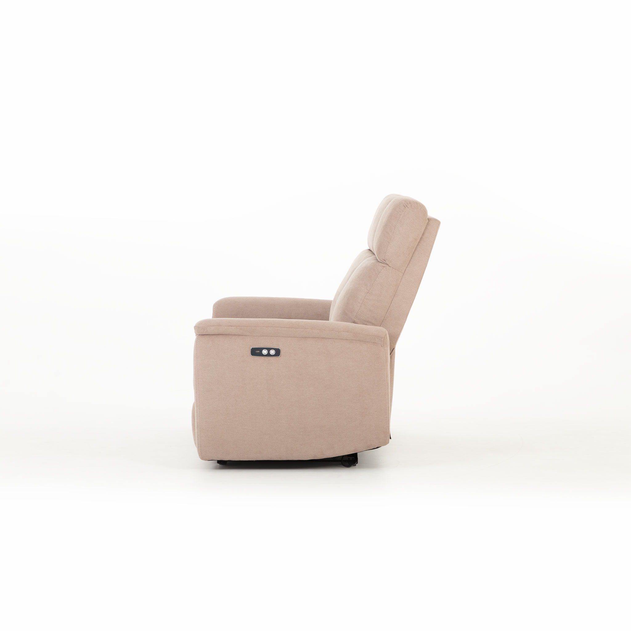Dion 3 Seater Electric Recliner + 2 Seater Electric Recliner, Taupe