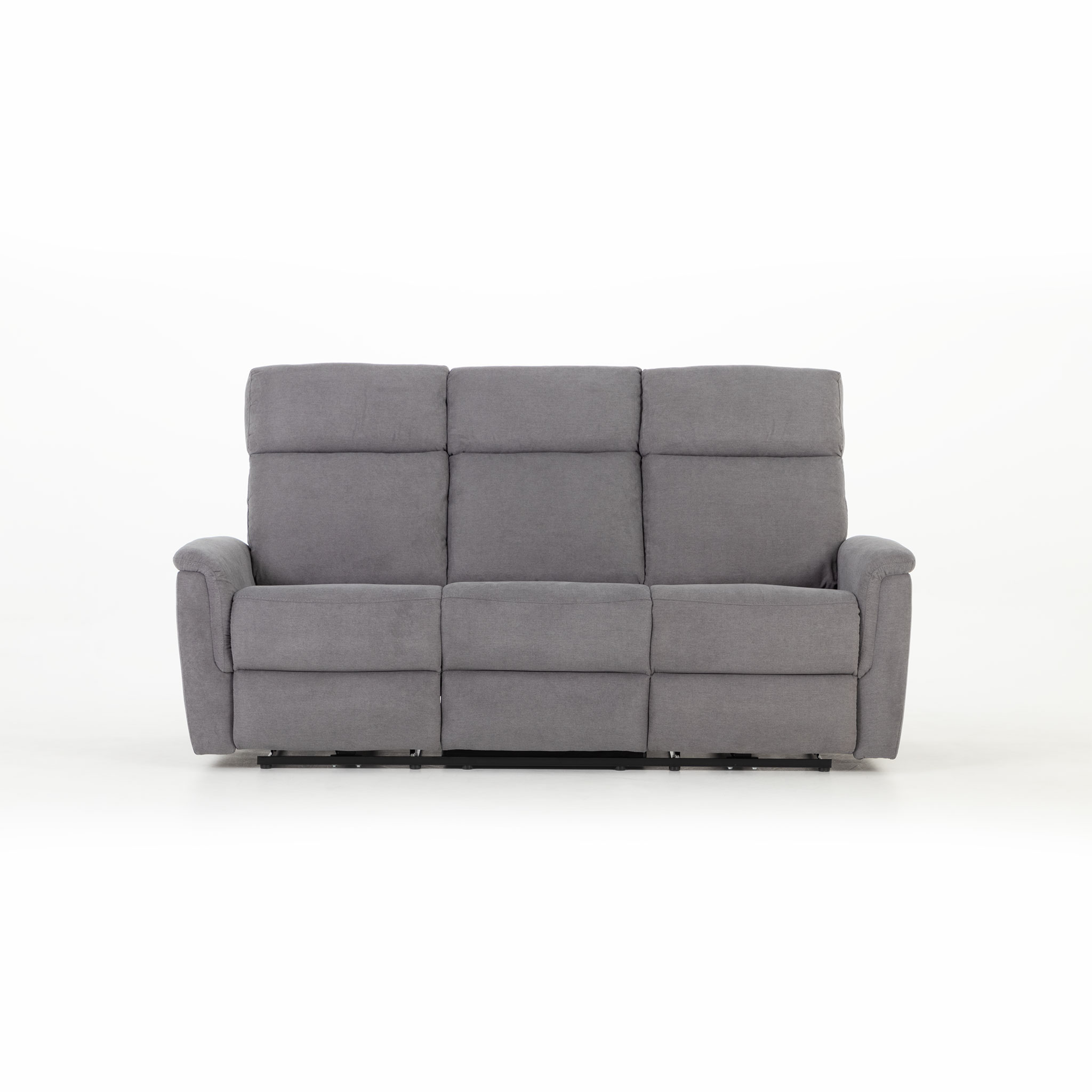 Dion 3 Seater Electric Recliner + 2 Electric Recliner Chairs, Ash