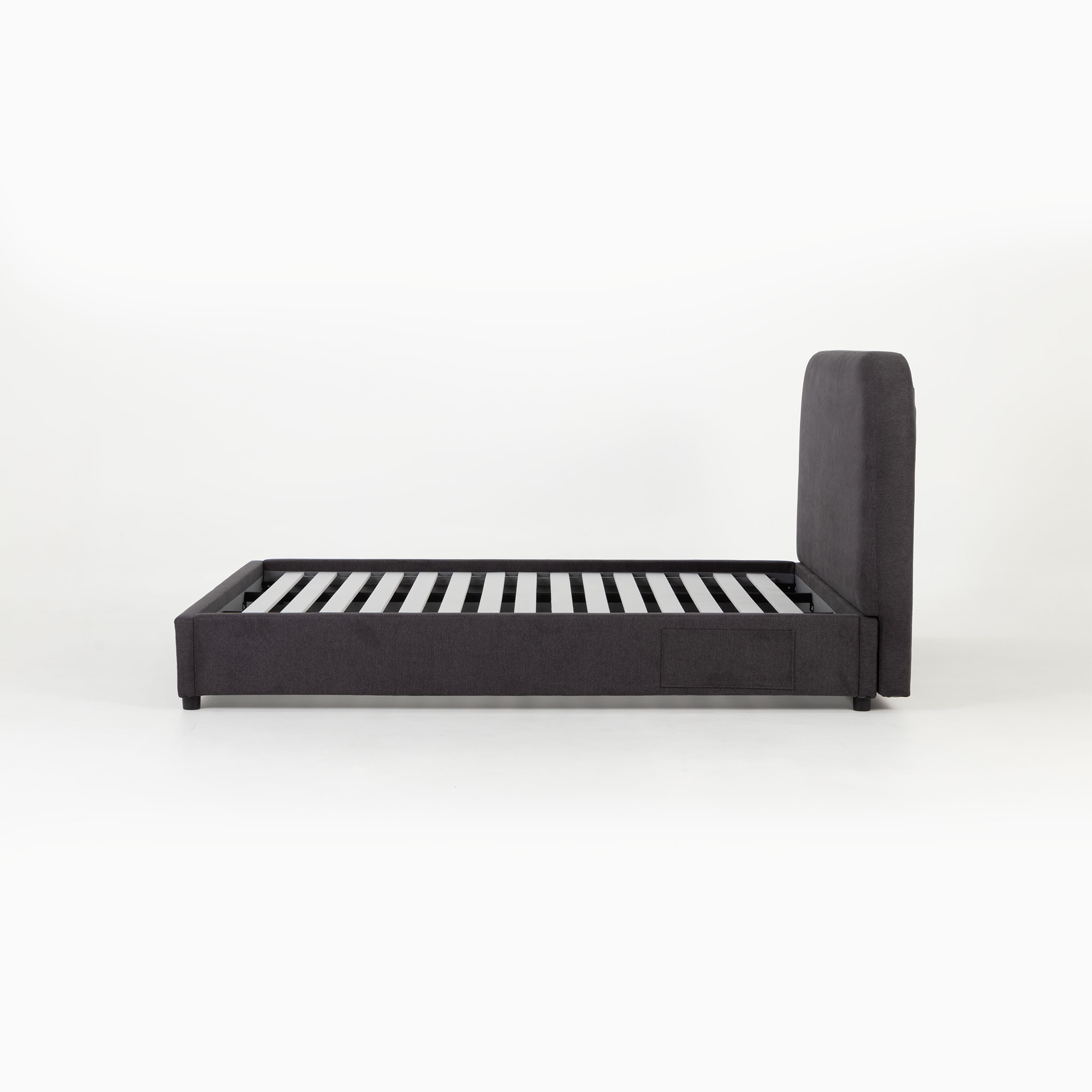 Elise King Bed Frame, Charcoal