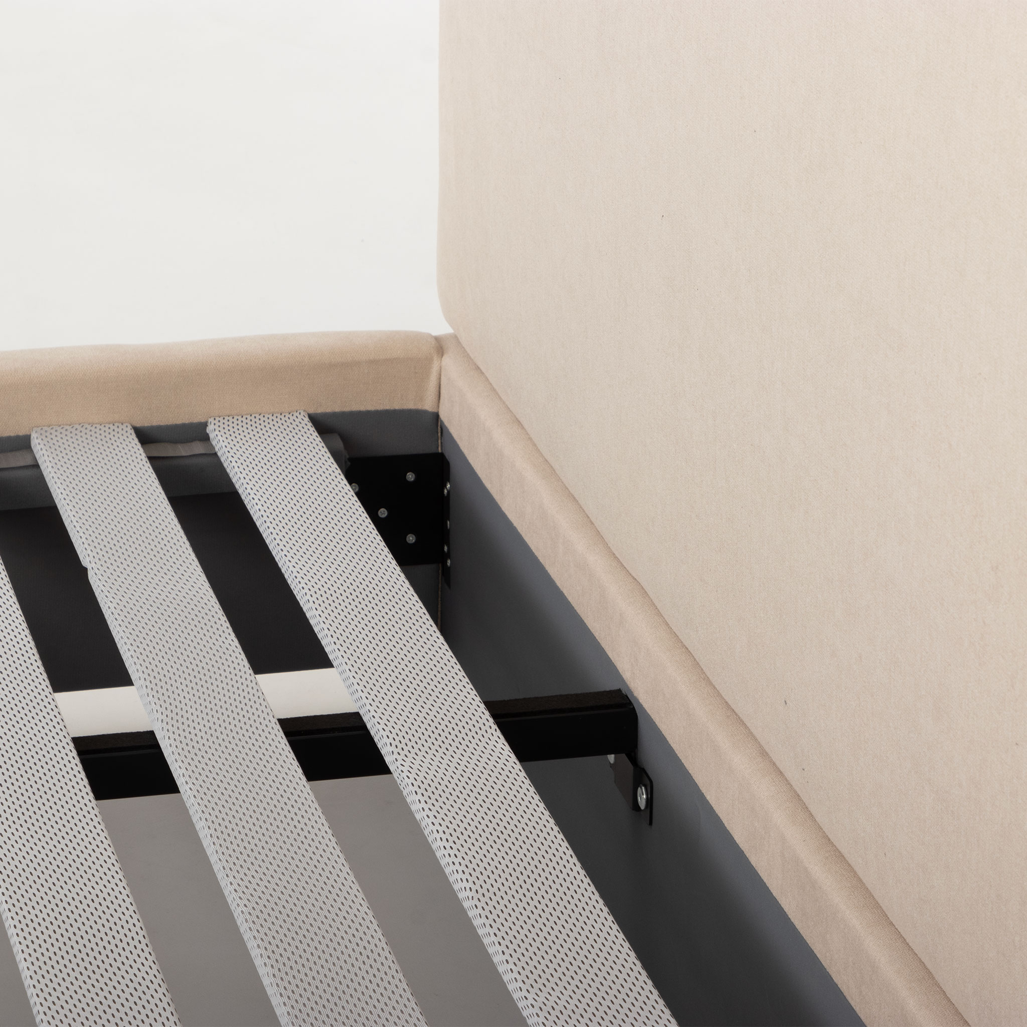 Elise King Bed Frame, Taupe