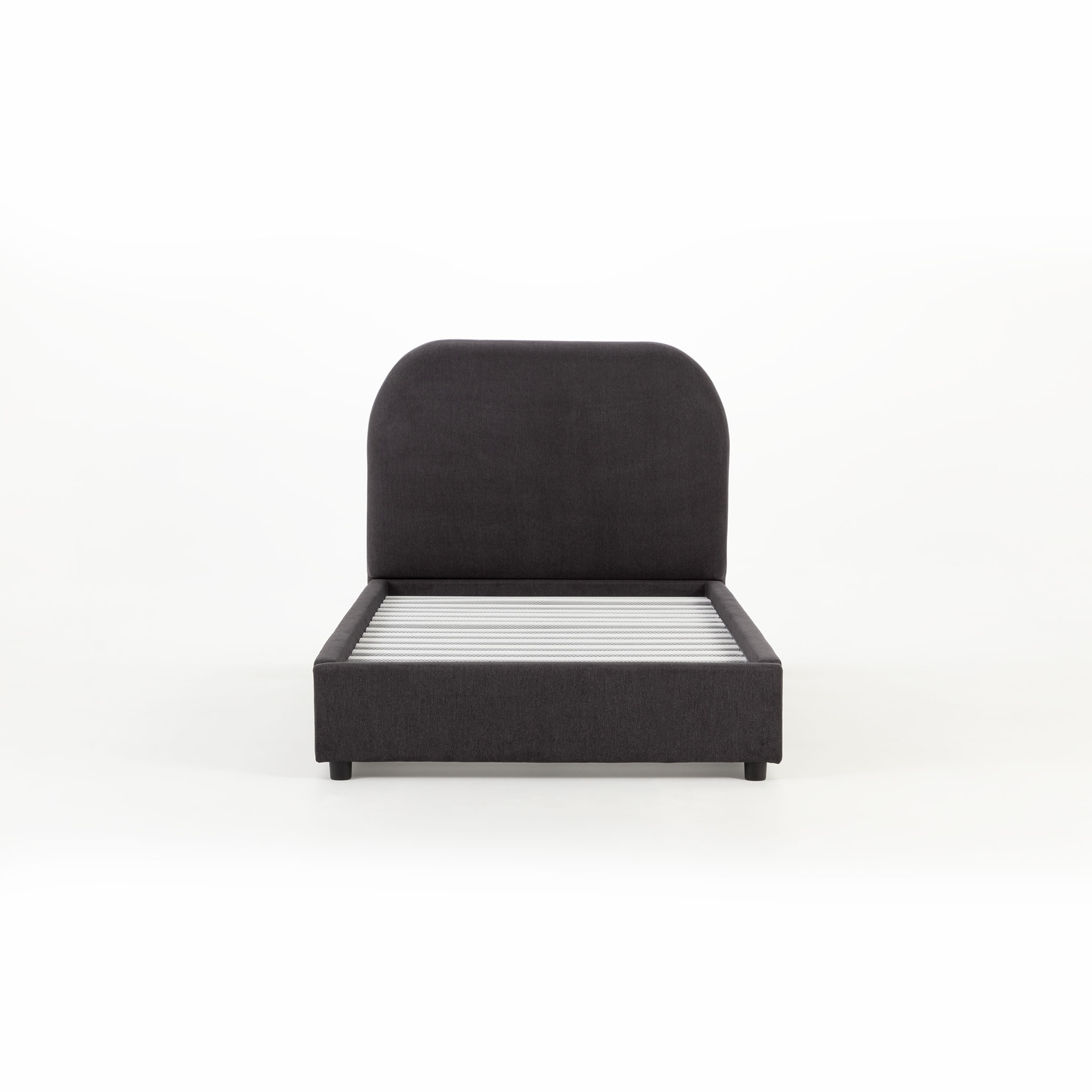 Elise King Single Bed Frame, Charcoal