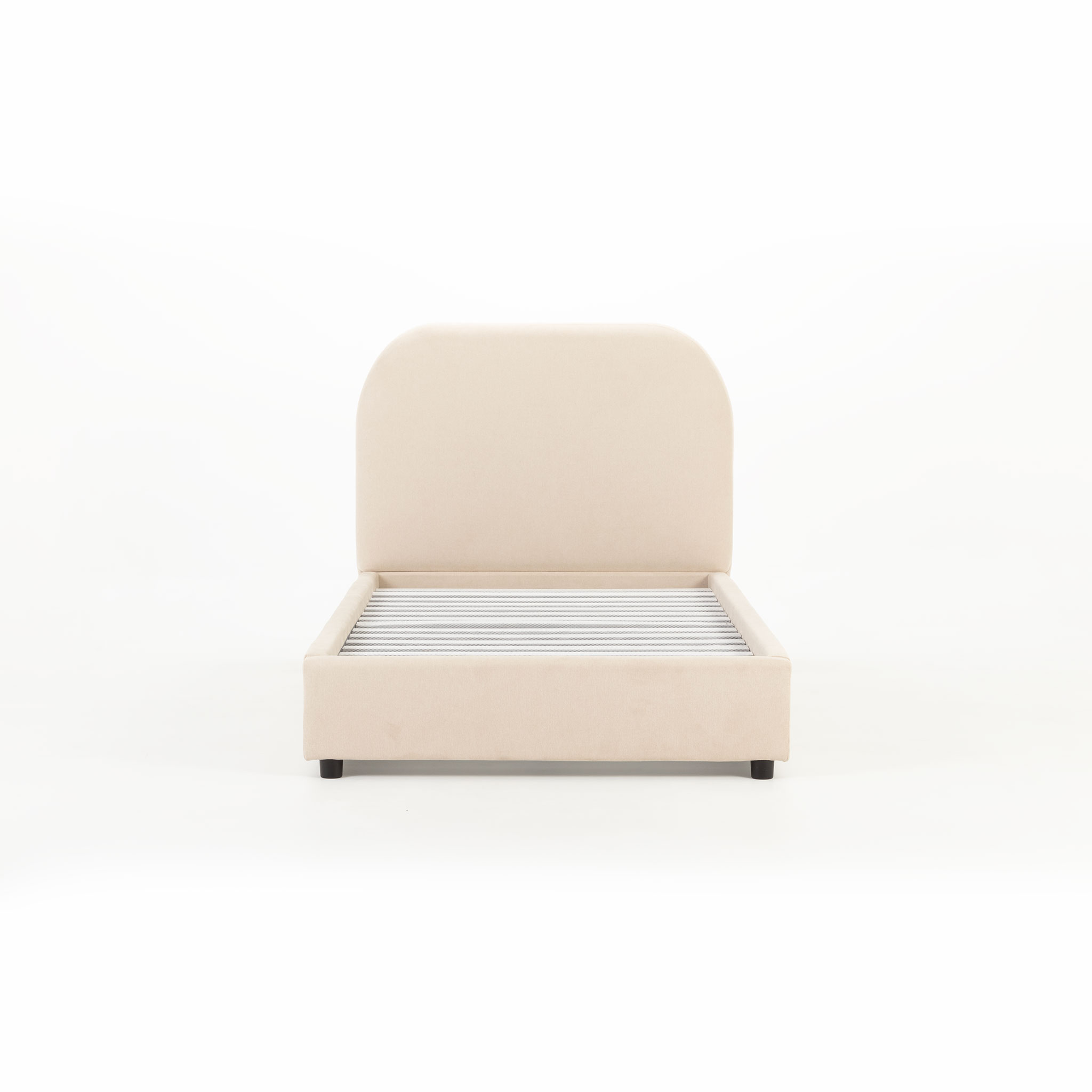 Elise King Single Bed Frame, Taupe