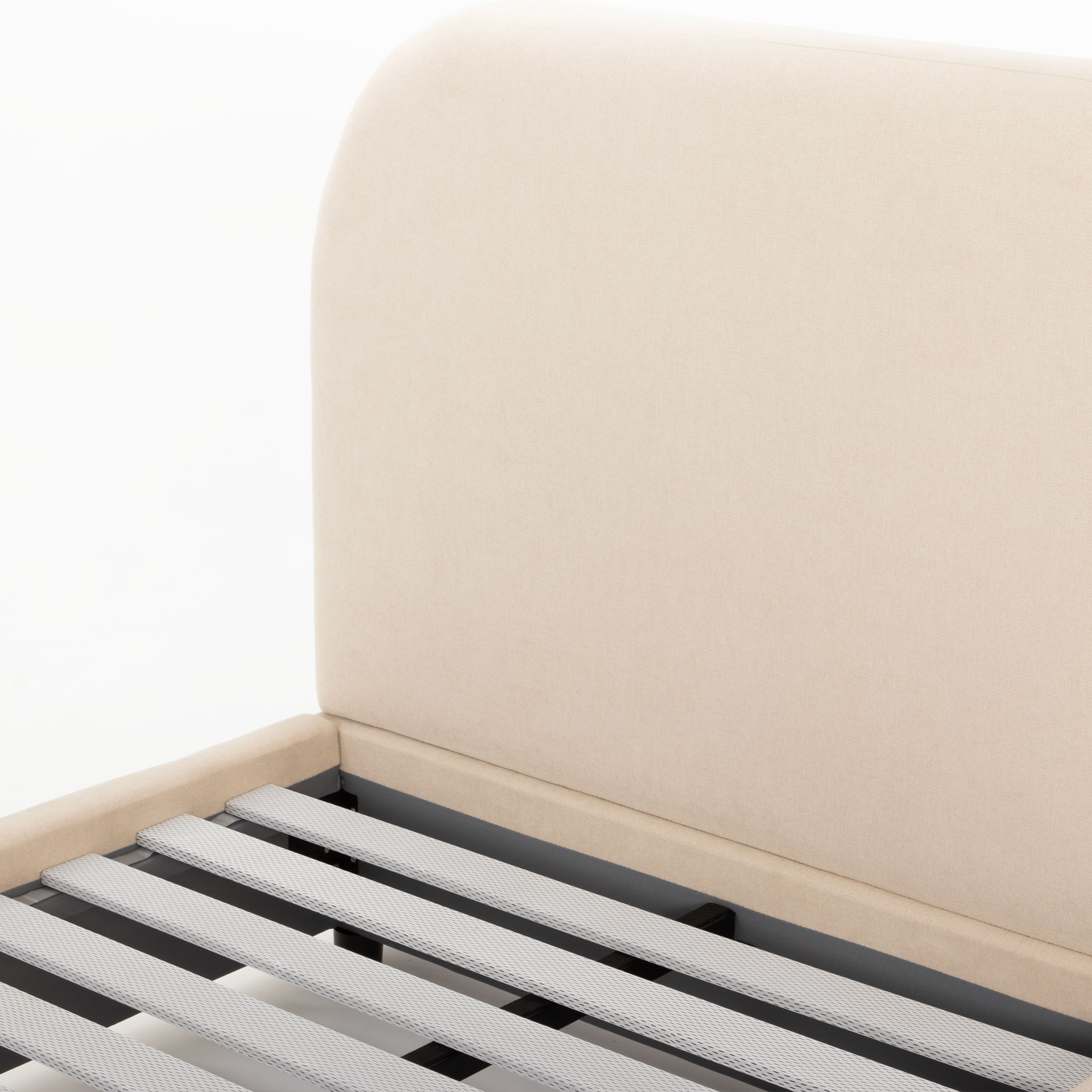 Elise King Single Bed Frame, Taupe