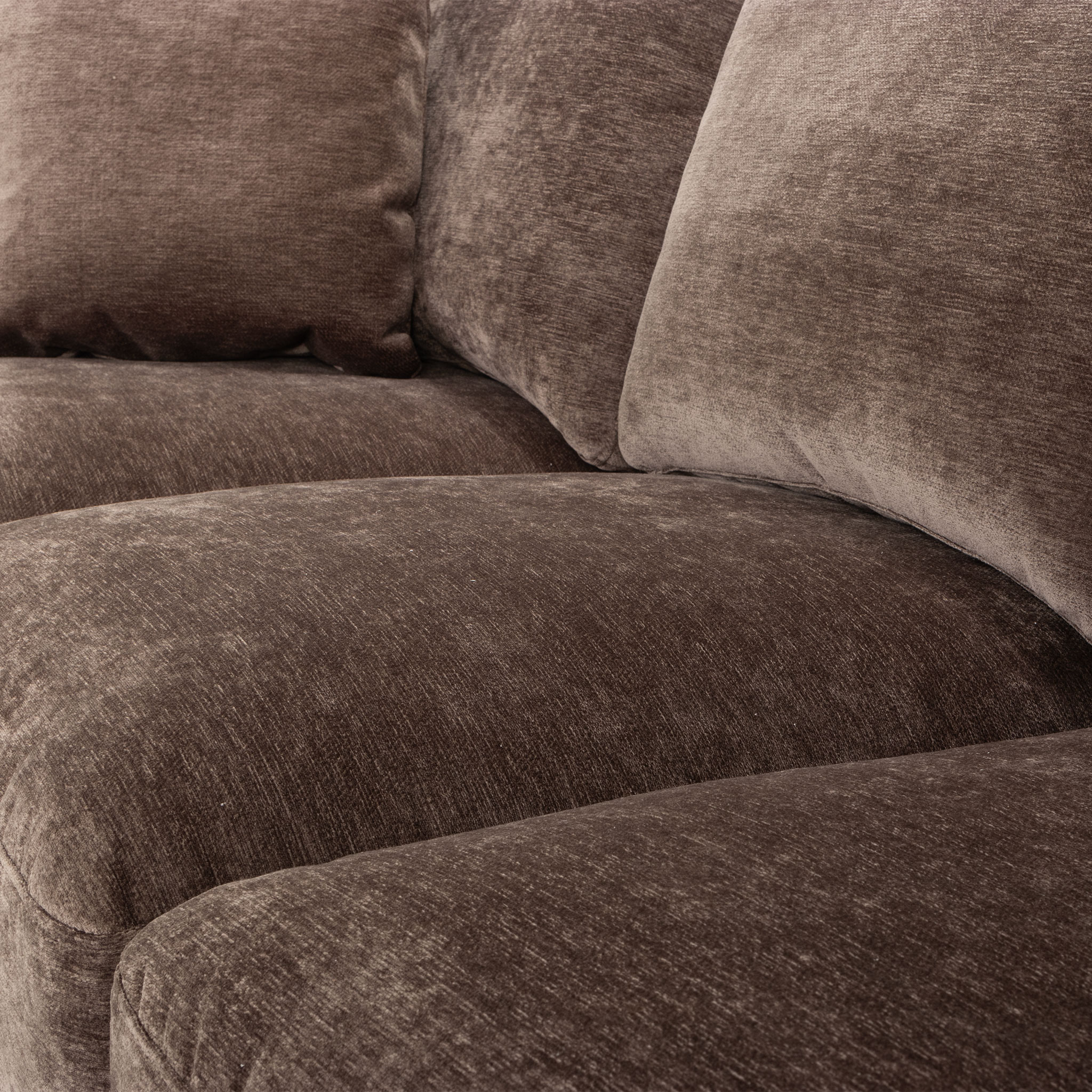 Ella 3 Seater + Ottoman, Mushroom