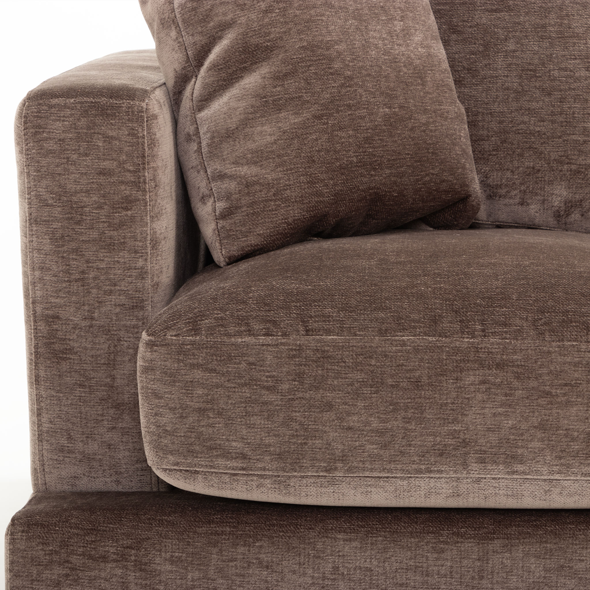 Ella 3 Seater + Ottoman, Mushroom