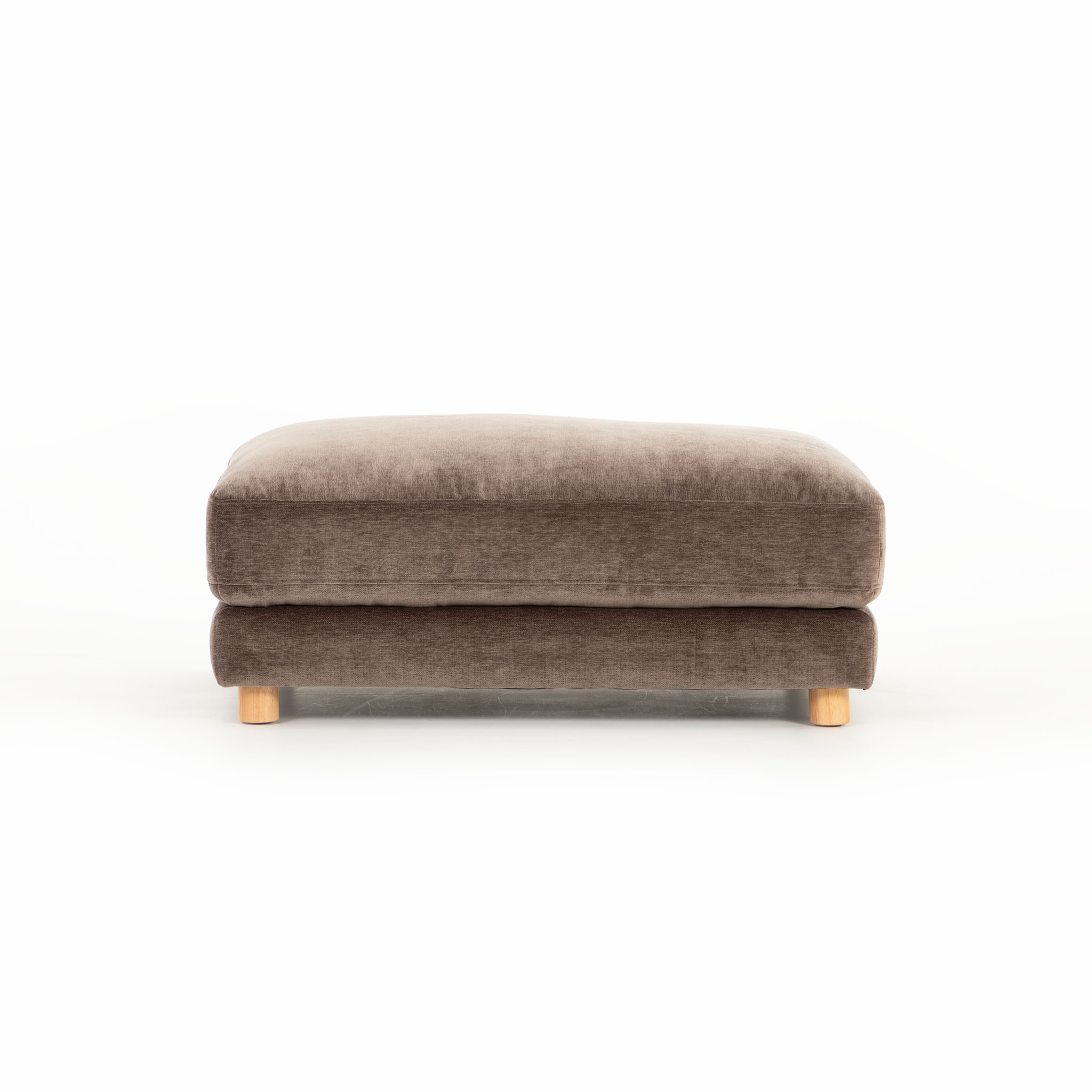 Ella 3 Seater + Ottoman, Mushroom