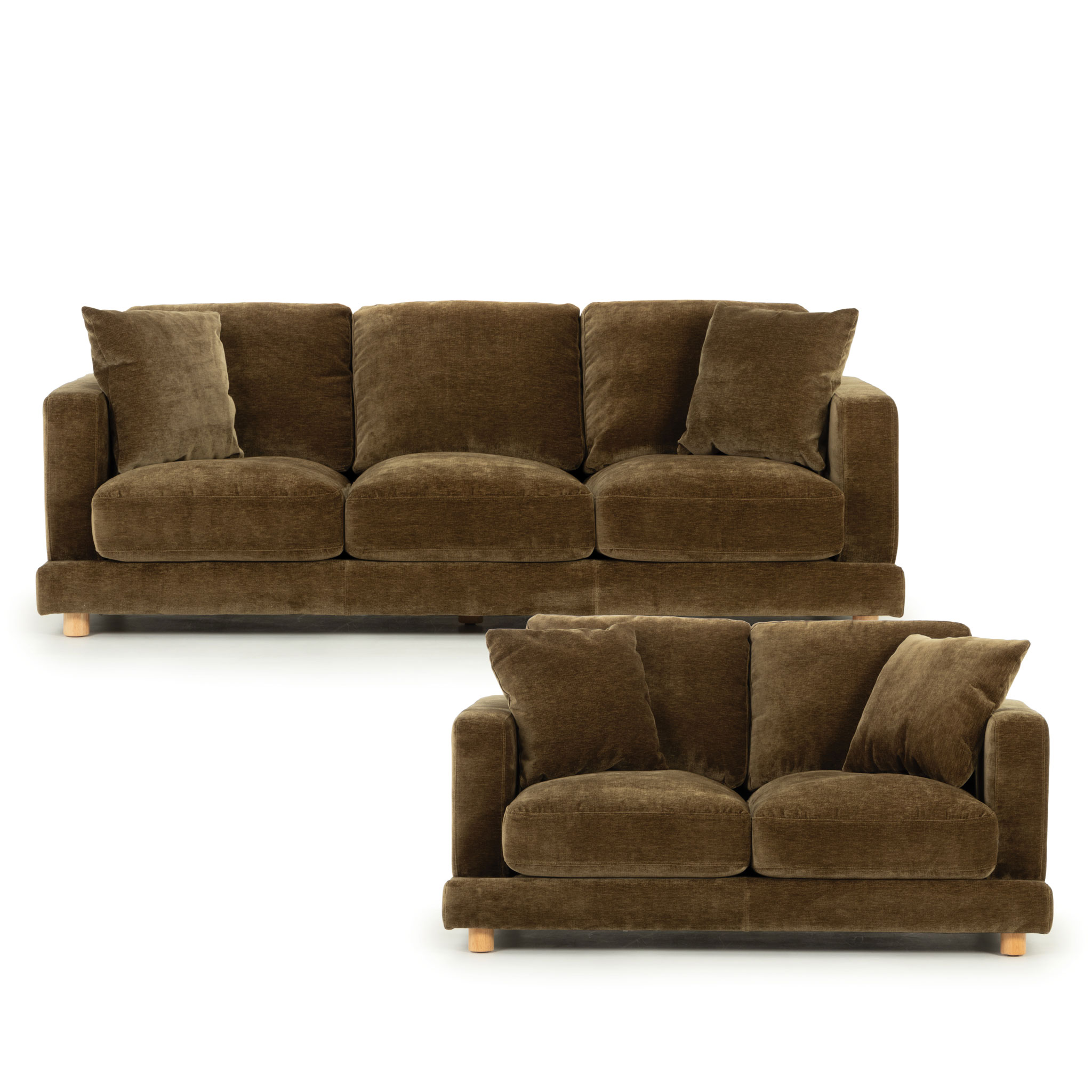 Ella 3 Seater + 2 Seater, Olive
