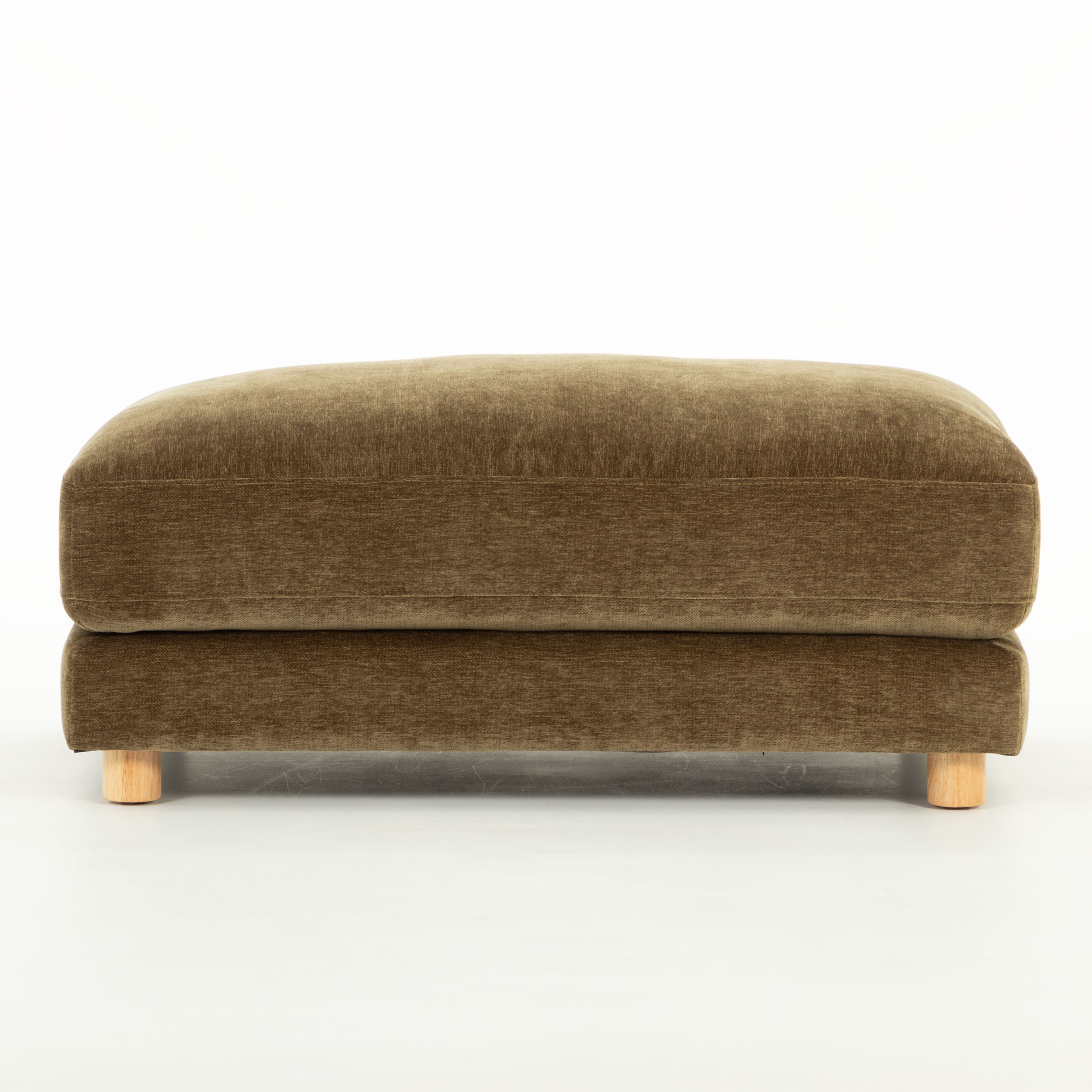 Ella 3 Seater + Ottoman, Olive