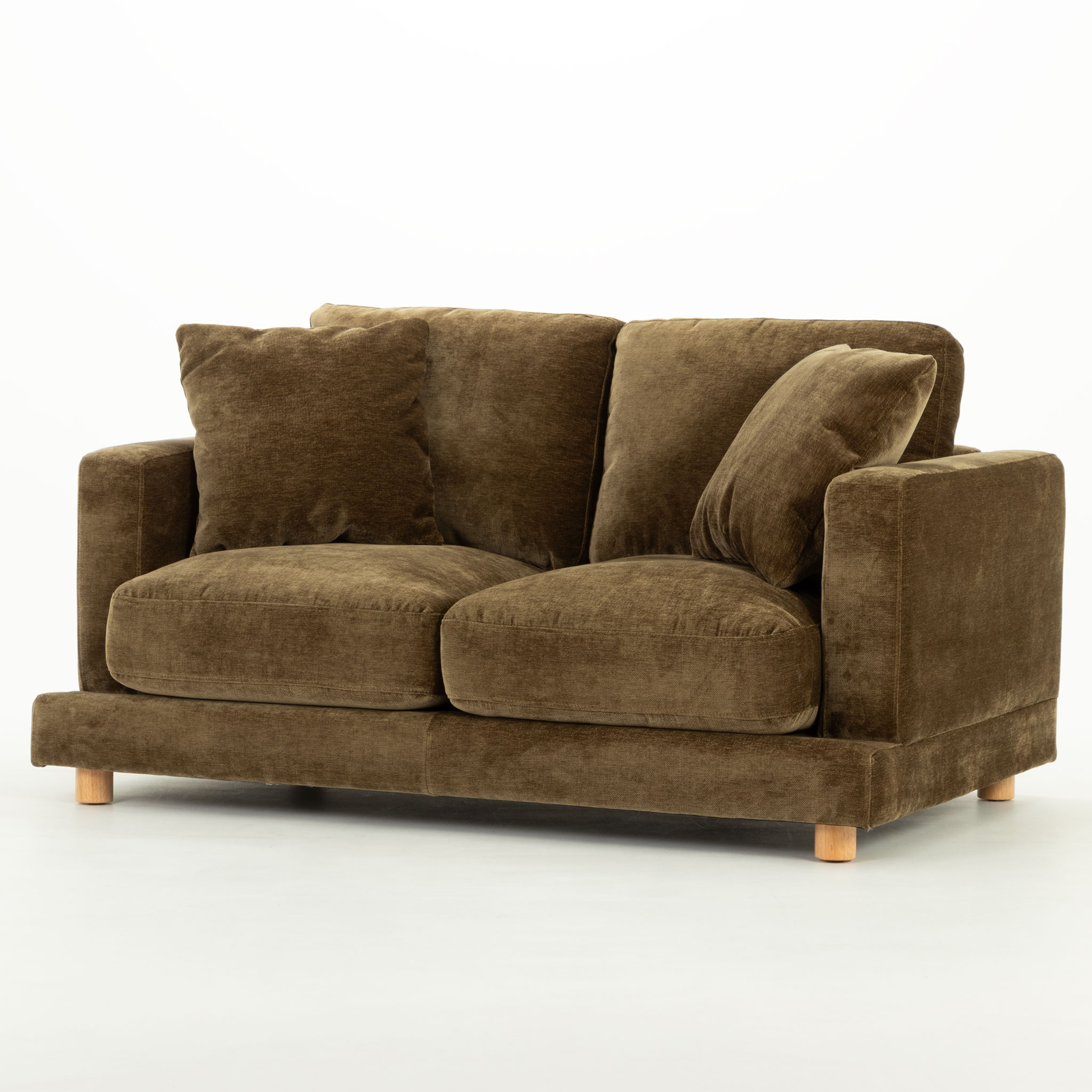 Ella 2 Seater + Ottoman, Olive