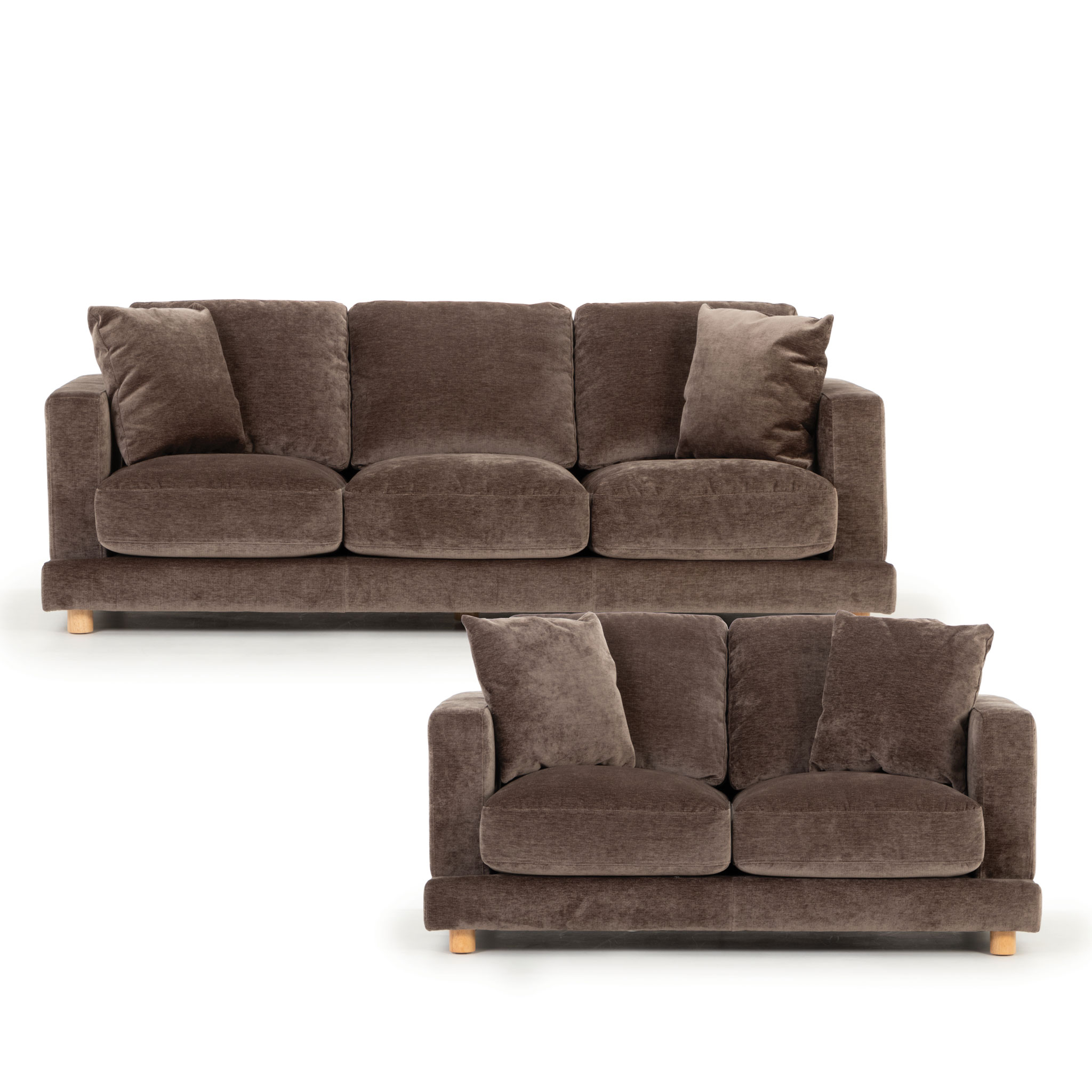 Ella 3 Seater + 2 Seater, Mushroom