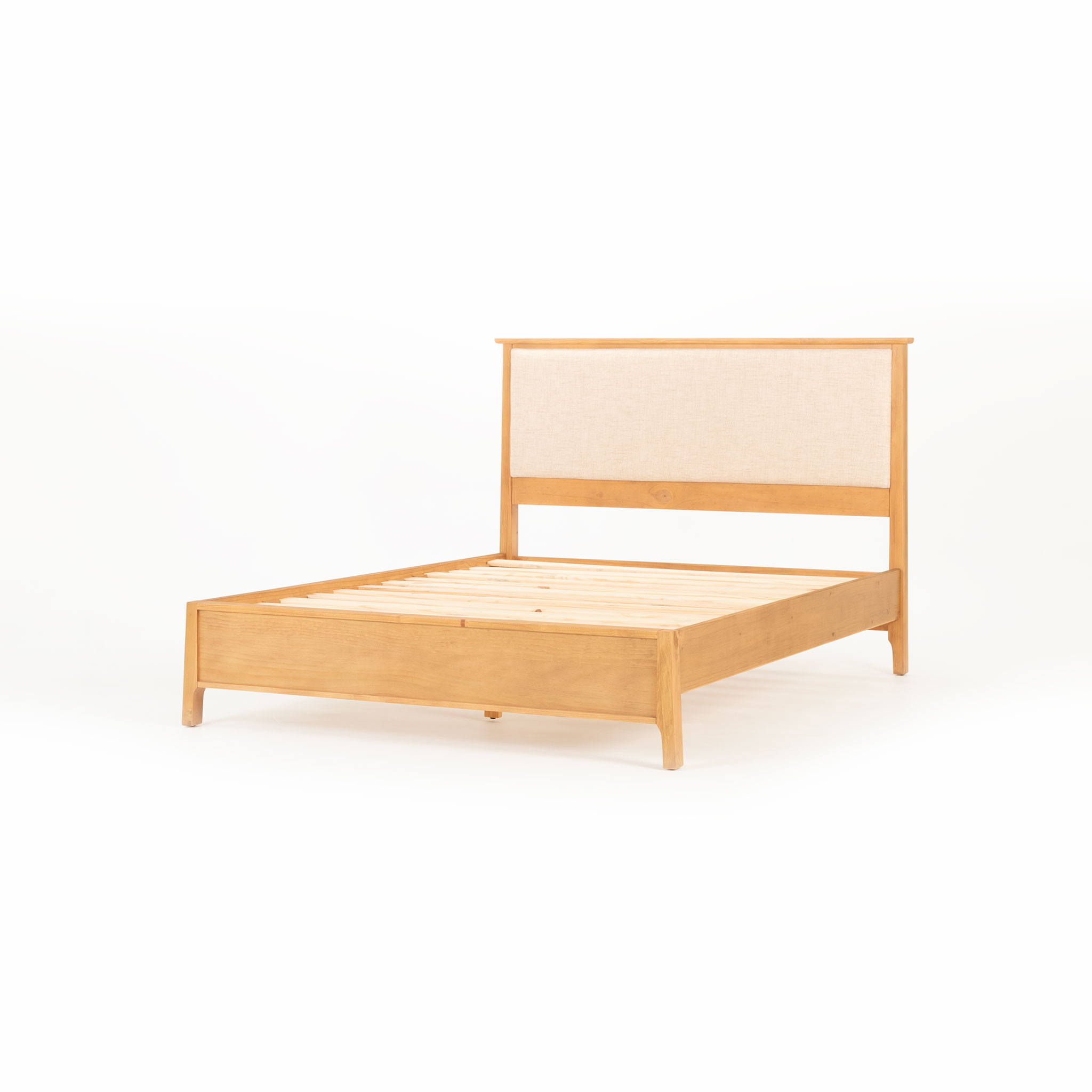 Emery 6 Piece Bedroom Set with Queen Bed Frame, Light