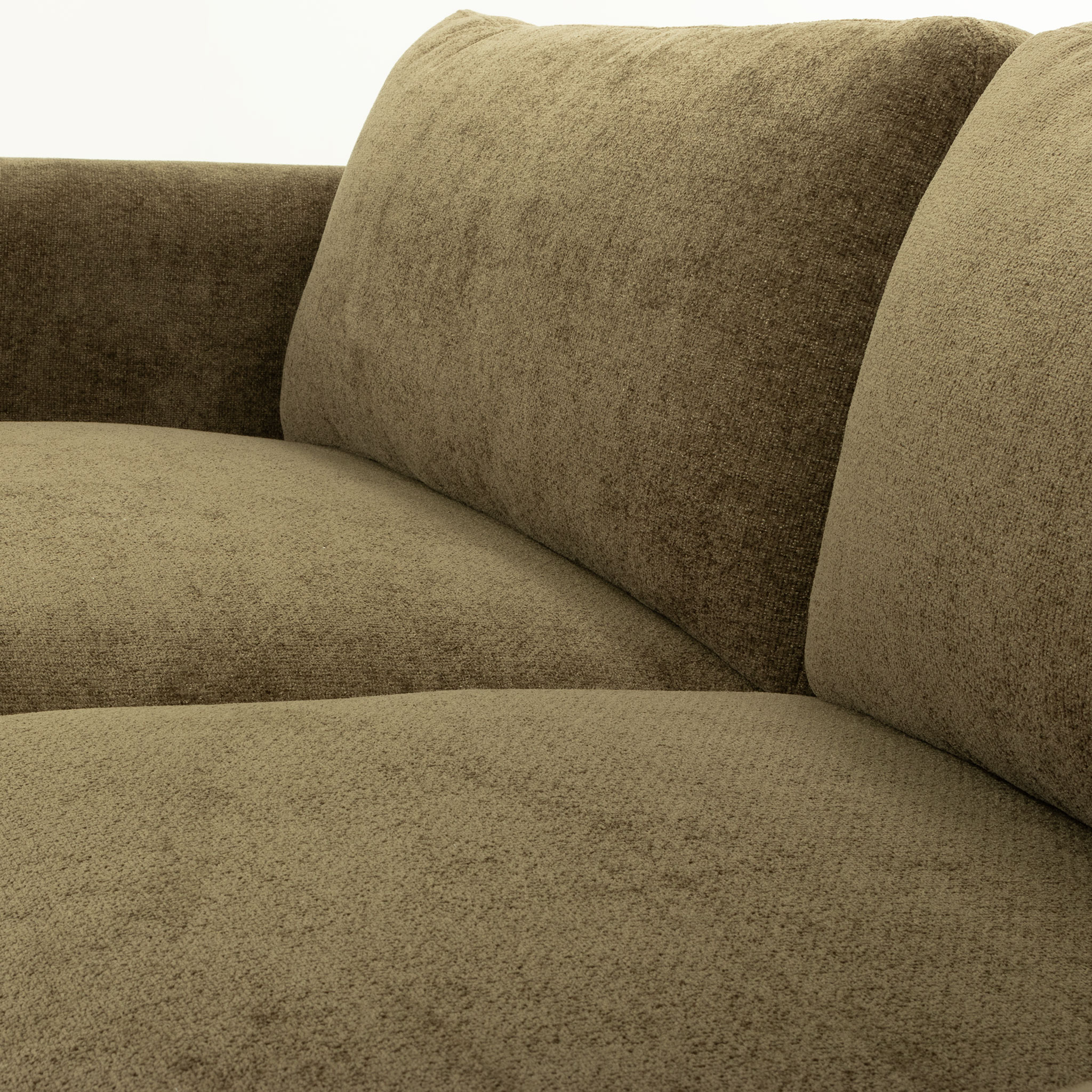 Esme 4 Seater + Ottoman, Green