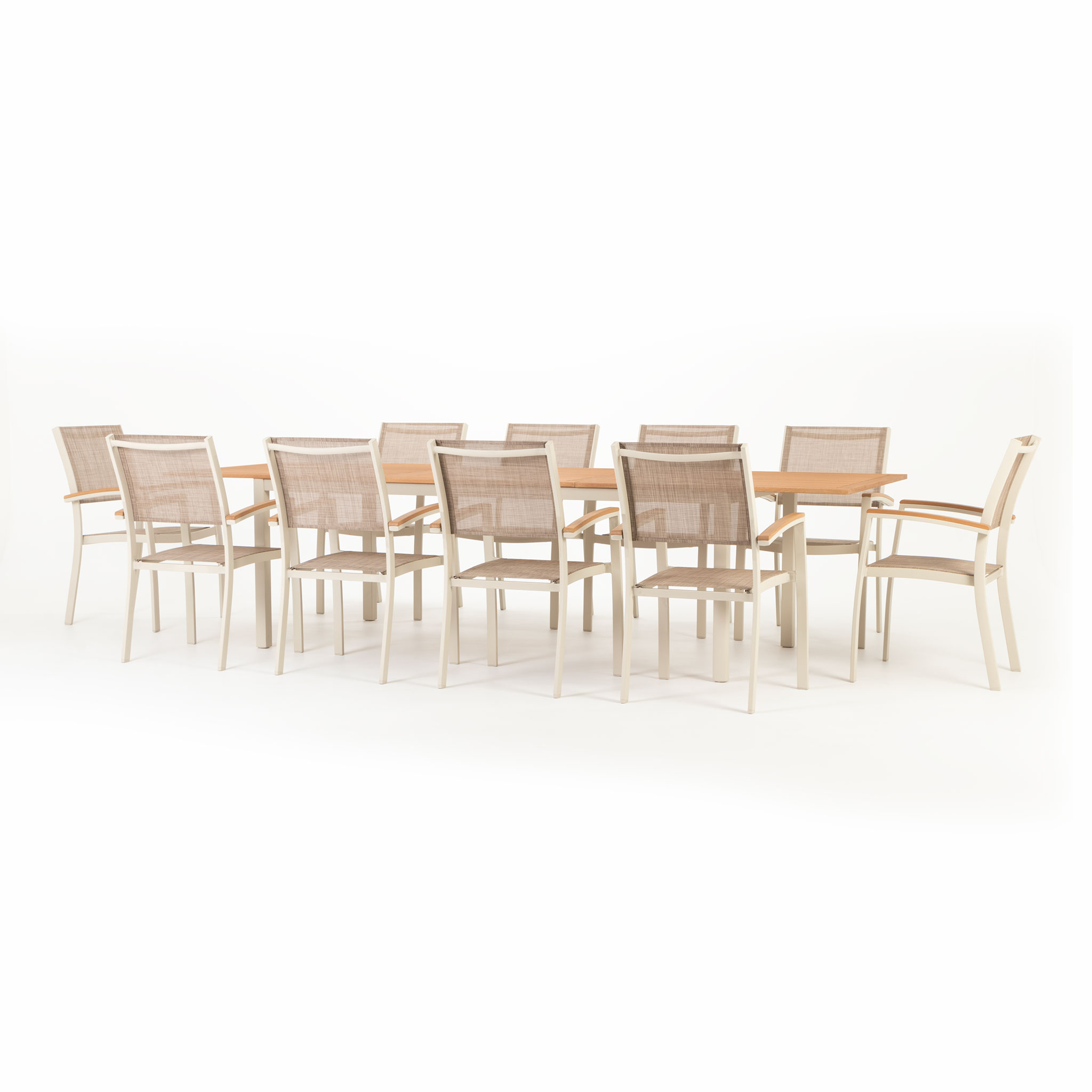 Essence 11 Piece Outdoor Dining Set - W214/300, Sand
