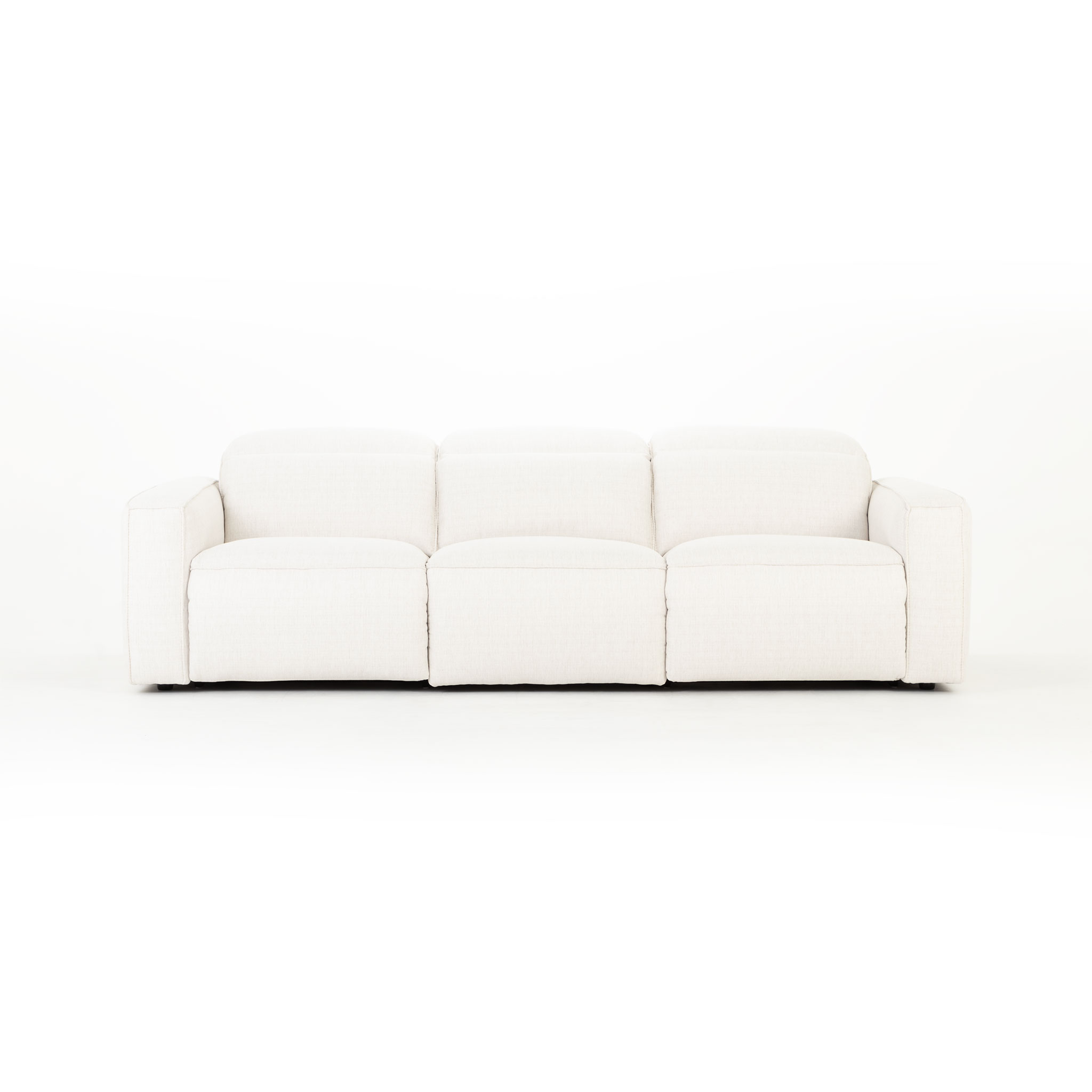 Gianni 3 Seater Modular Recliner Sofa, Natural